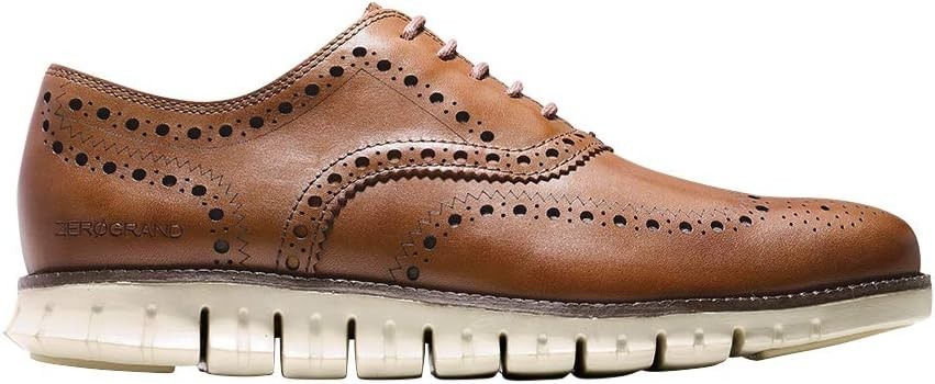 COLE HAAN Zerogrand Wingtip Oxford Shoes Men’s Size 11 British Tan