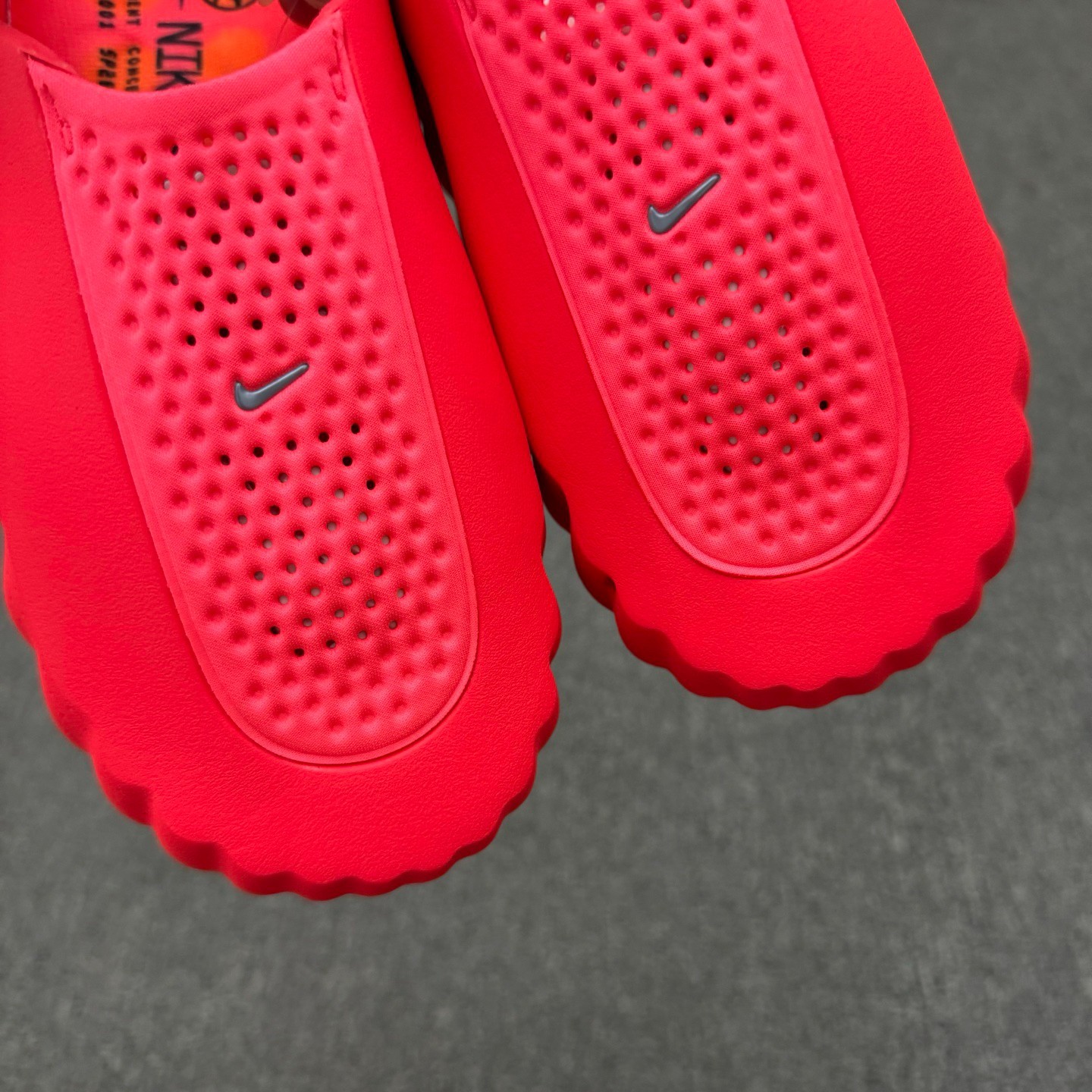 Nike x Travis Scott Mind 001 Bright Red Slip-On Clog Slippers