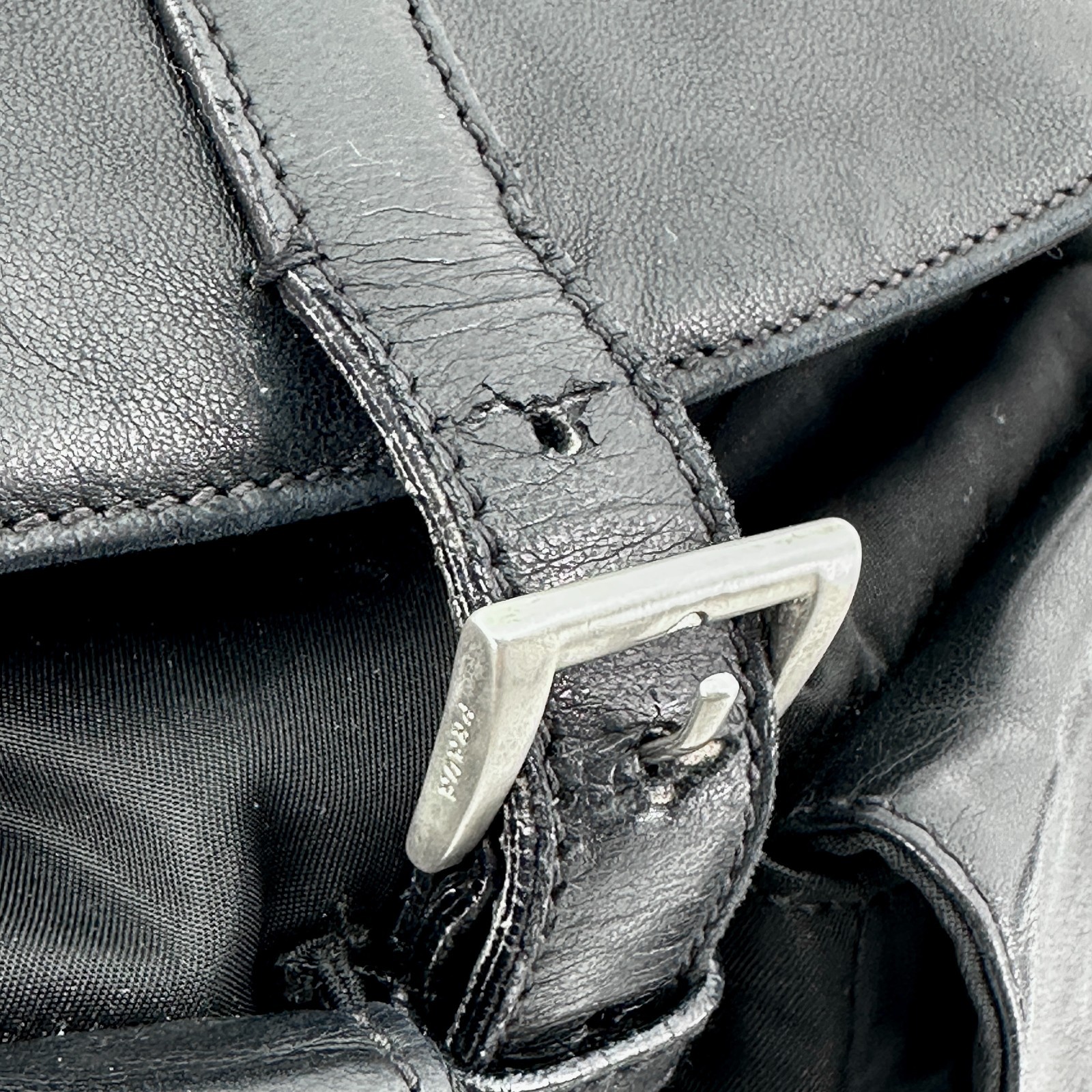 PRADA Rucksack Nylon Logo With Dust Bag