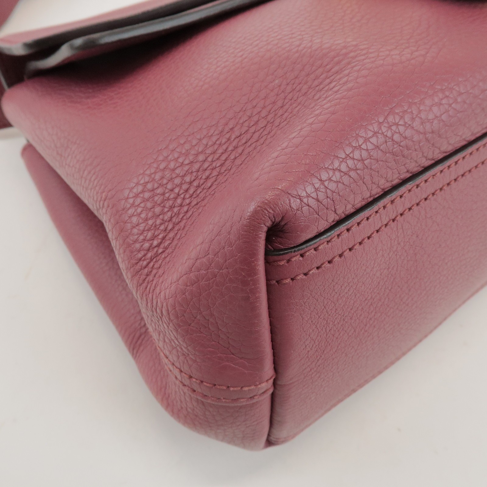 GUCCI GG Marmont Leather Shoulder Bag Rose Pink 401173 Authentic Used F/S