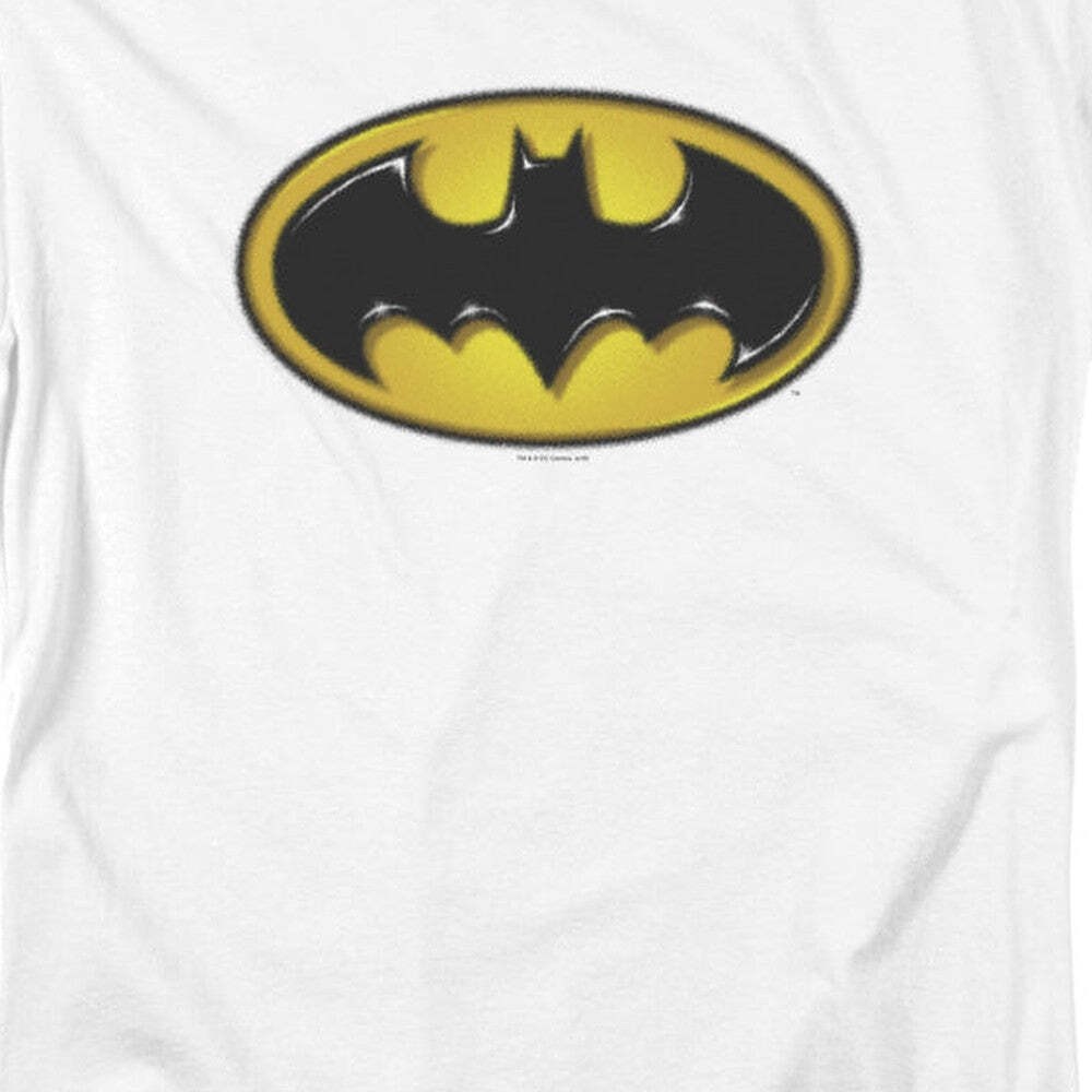 Batman Airbrush Bat Symbol Licensed Adult Unisex T-Shirt Regular Fit Tee SM-5X