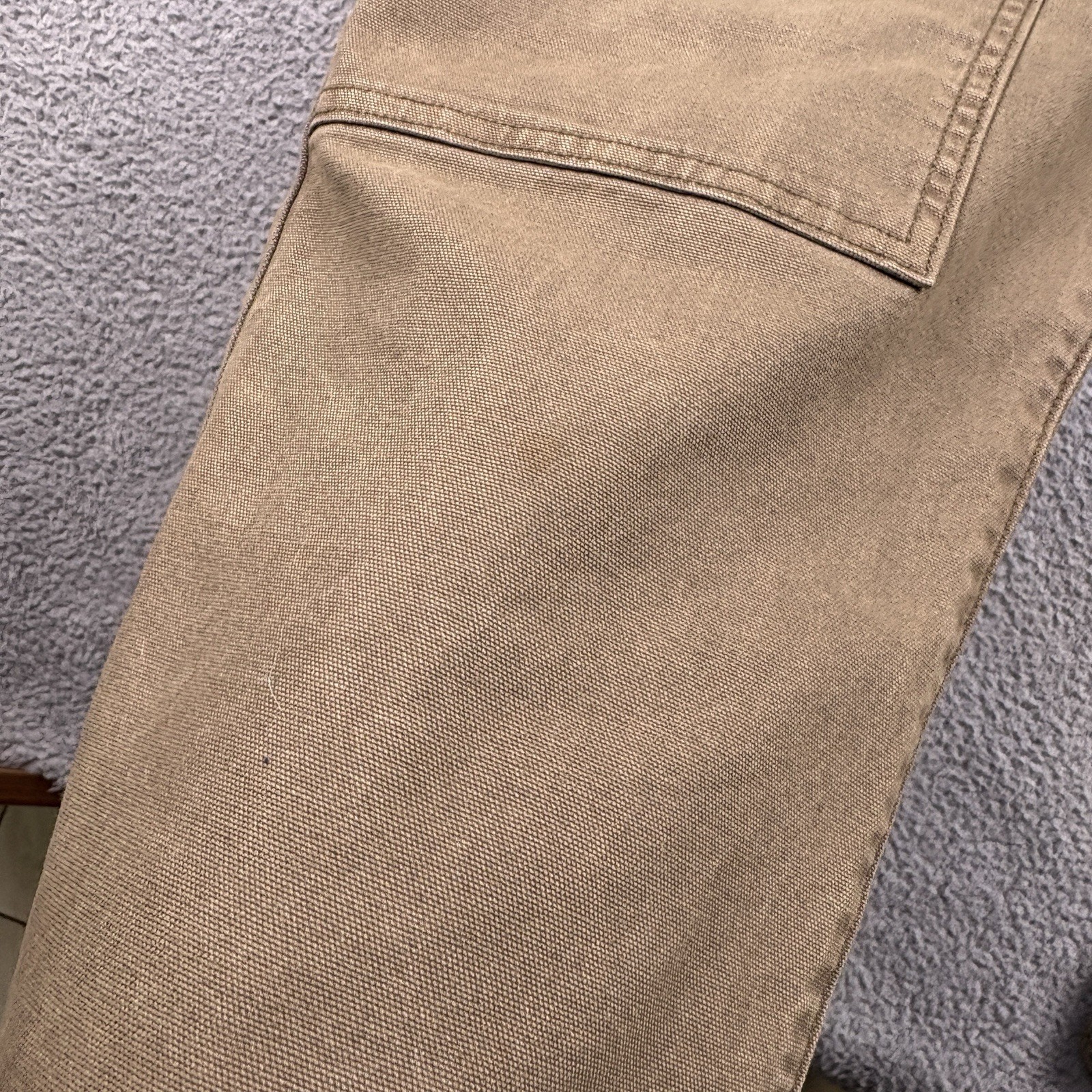 Proof Rover Double-Knee Pants Mens 38×32 Brown Straight Fit Huckberry Workwear