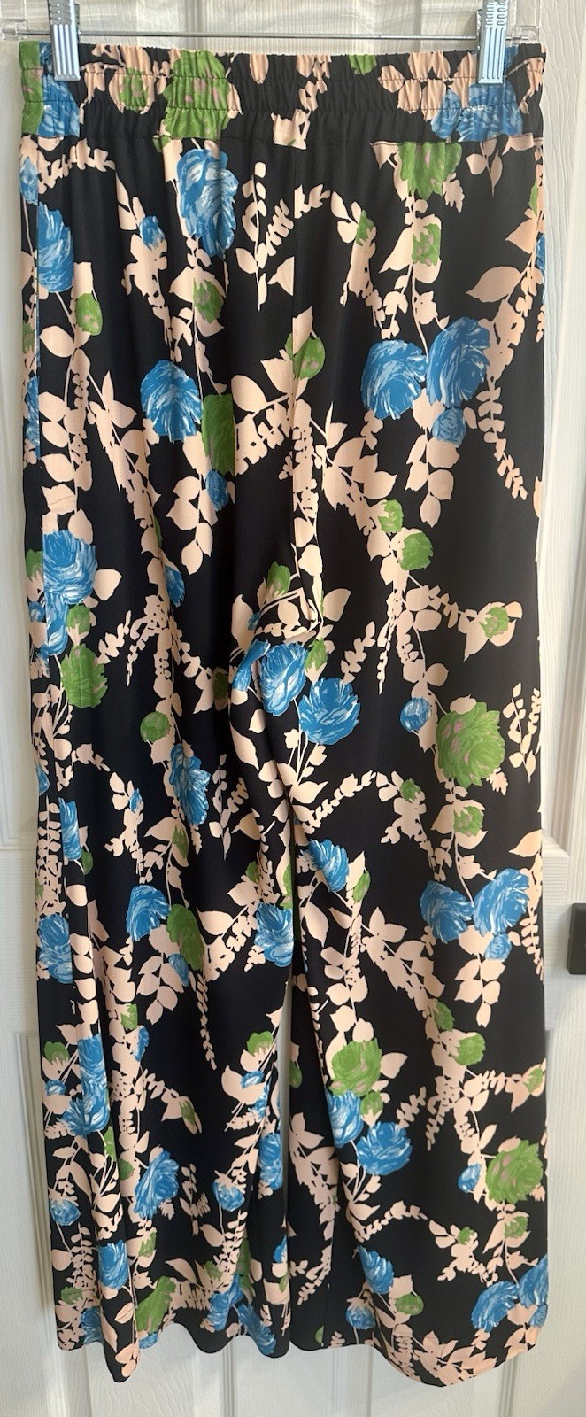 LA DoubleJ Palazzo Pants in Winter Rose Nero Size M $650
