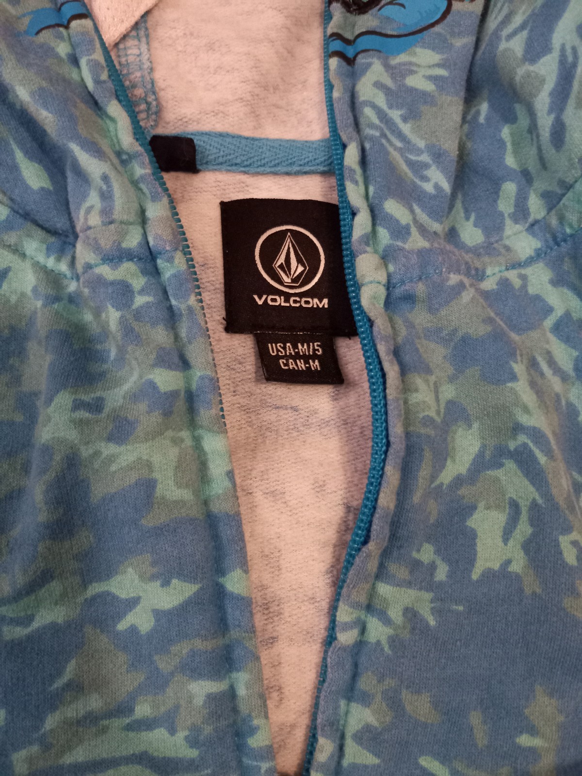 Volcom Brand Monster Zip up Hood with Eye mask Toddler sz 5