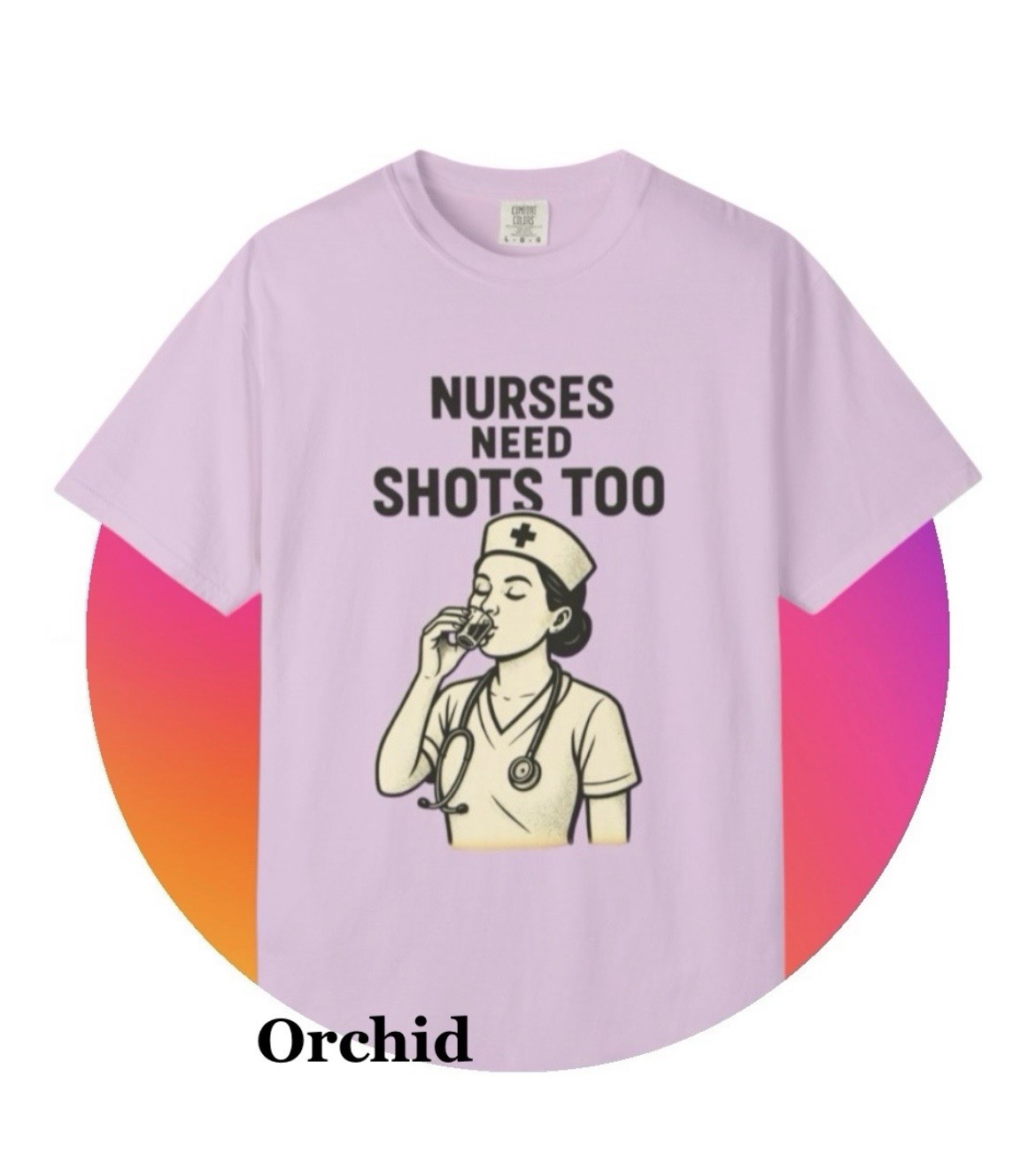 Nurse Need Shots Graphic T-shirt. Unisex. Multiple Colors And Sizes. Ships Free!