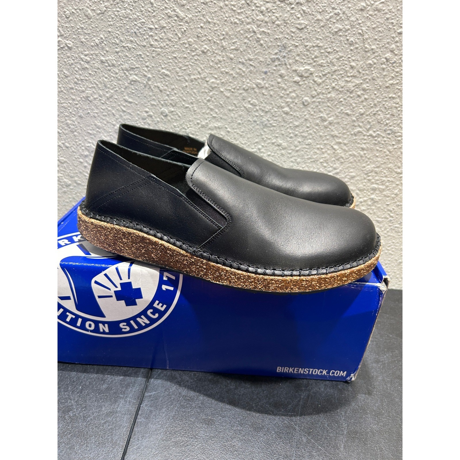 Birkenstock Callan Leather Black EU 43 US M10 Mens
