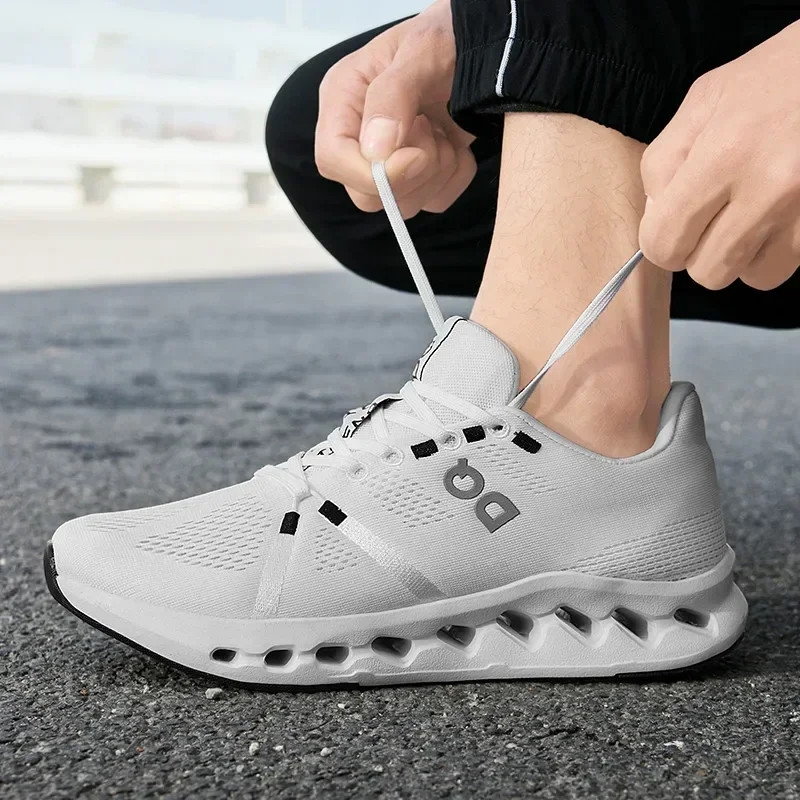 Men’s Running Shoes Cushioned Breathable Comfortable Sports Sneakers Summer