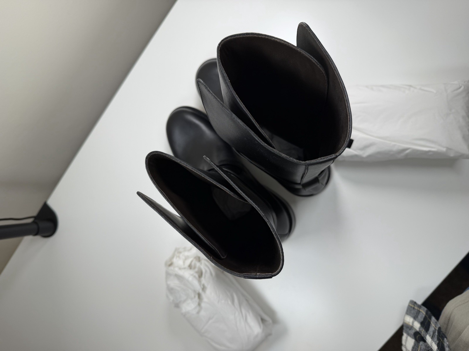 The Row Jodhpur Boots Black Leather Size EU 39 / US 9