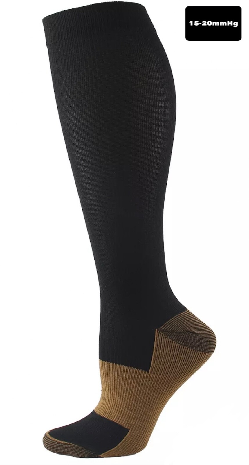 Pickleball Compression Socks Stockings Unisex Knee High Medical Relief S-4XL