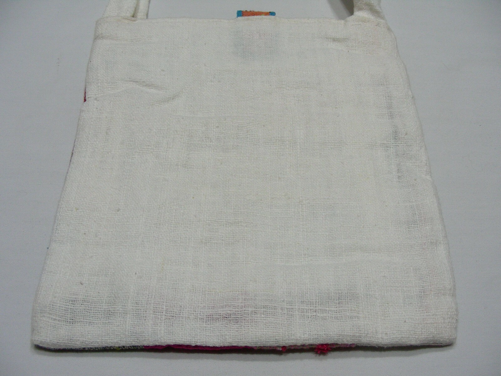 SAORI For Tsunami Thailand – Hand Sewn Wool – Medium Size Shoulder Bag Purse!