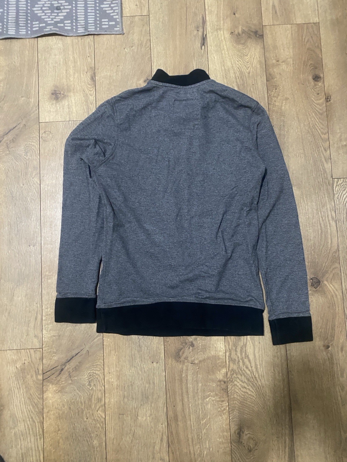 American Rag Turtle Neck Size S Quarter Button Up And Black Collar