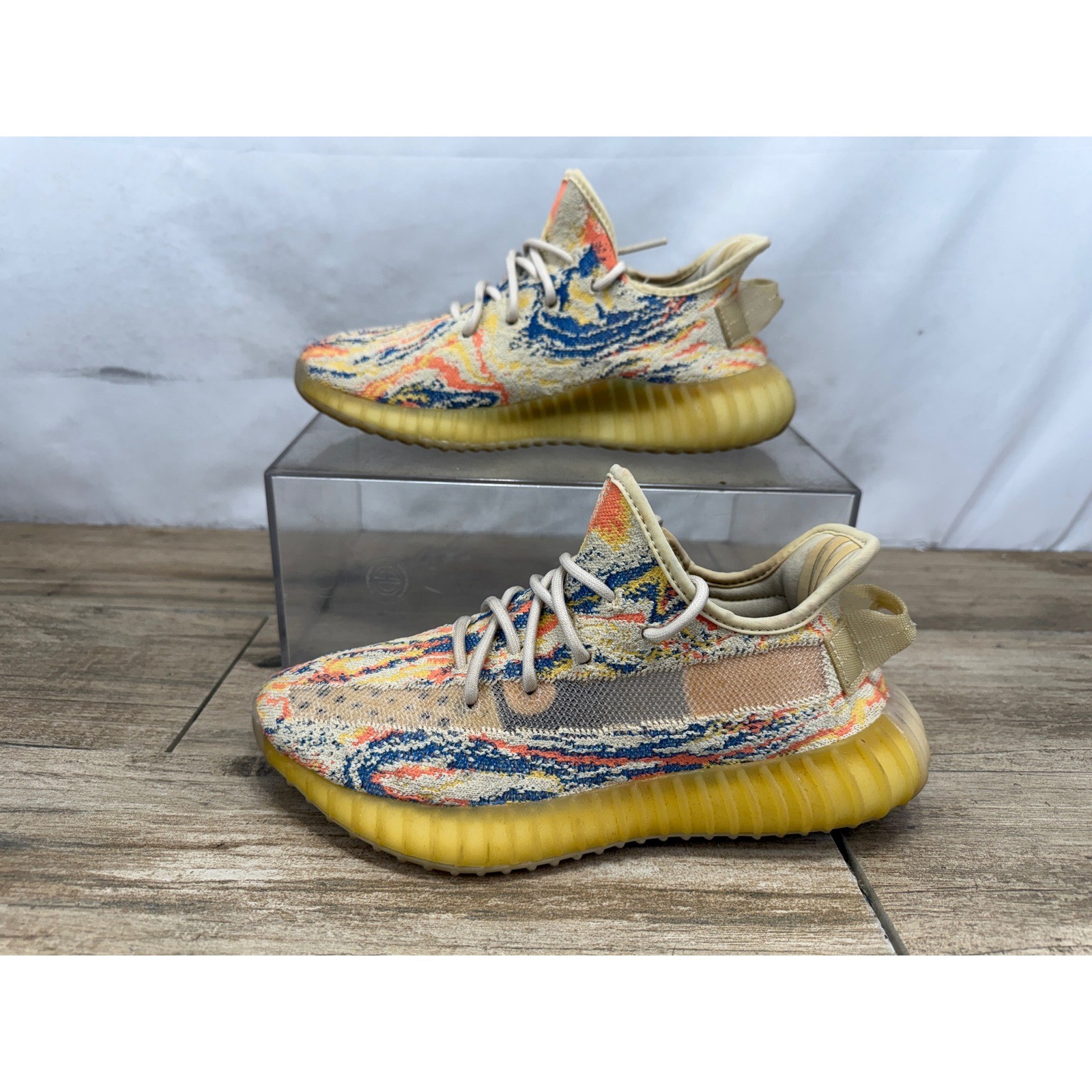 Adidas Yeezy Boost 350 V2 MX Oat Orange Blue Yellow GW3773 Mens Size 6