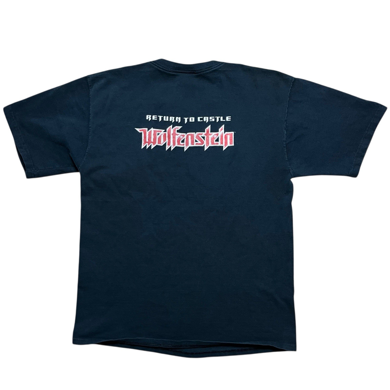 Vintage Return To The Castle Wolfenstein Promotion Video Game Tee Size Large