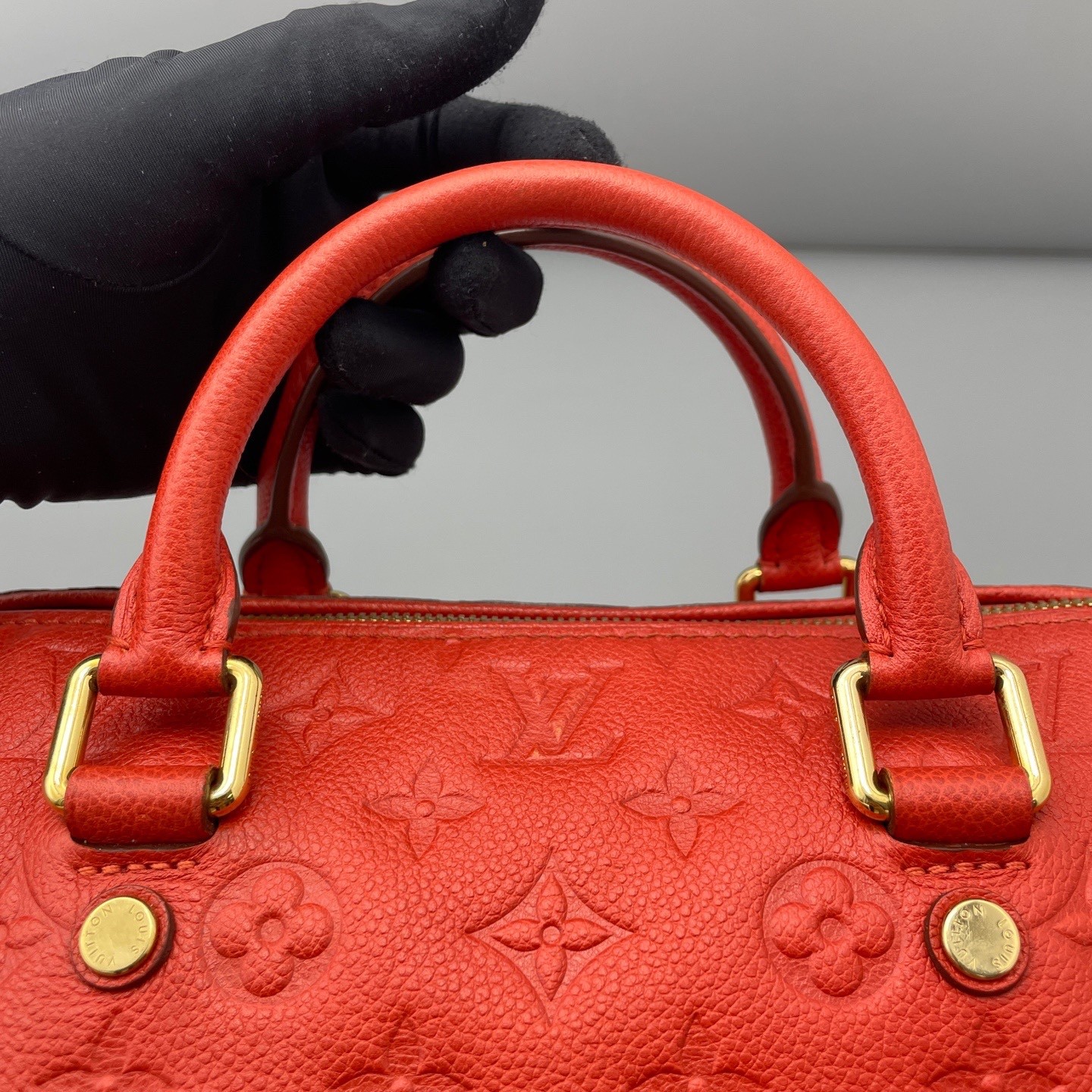 Louis Vuitton Pre-Owned Authentic Luxury Handbag Red 25*18*15cm