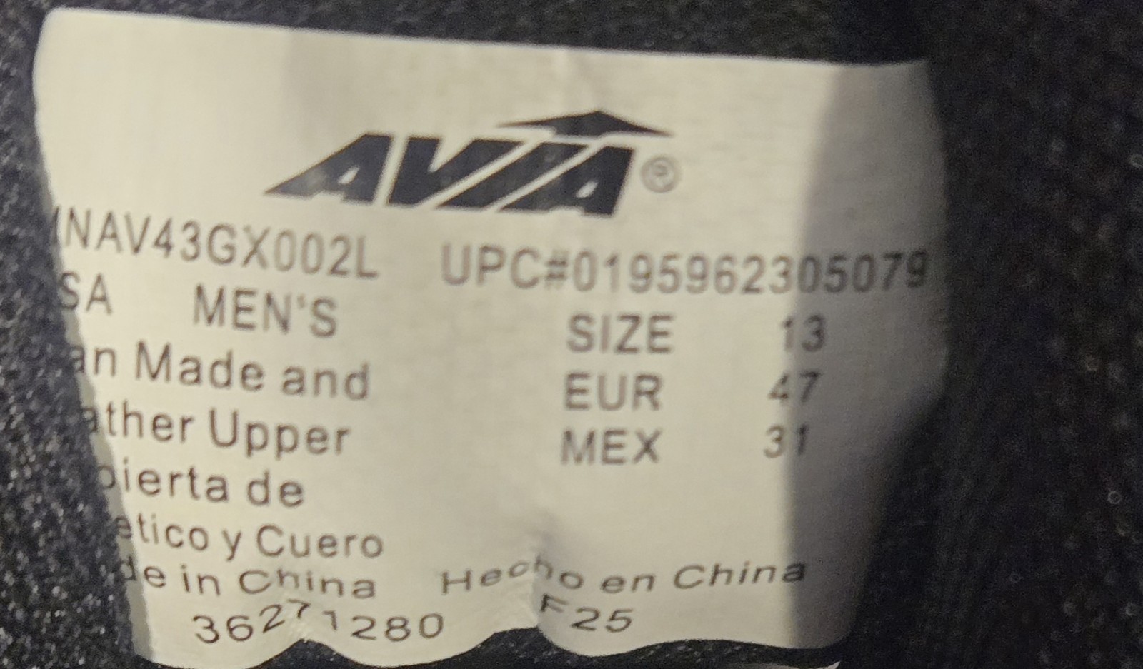 Avia Men’s 5000 Performance Walking Lightweight Breathable Sneakers Size 13 NEW