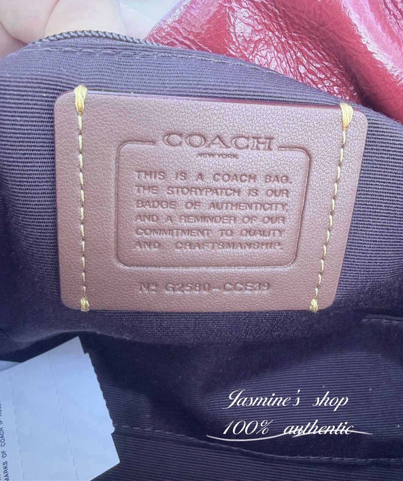 NWT Coach Faye Shoulder/Crossbody Bag In Glazed Leather/Dark Cardinal CCE39