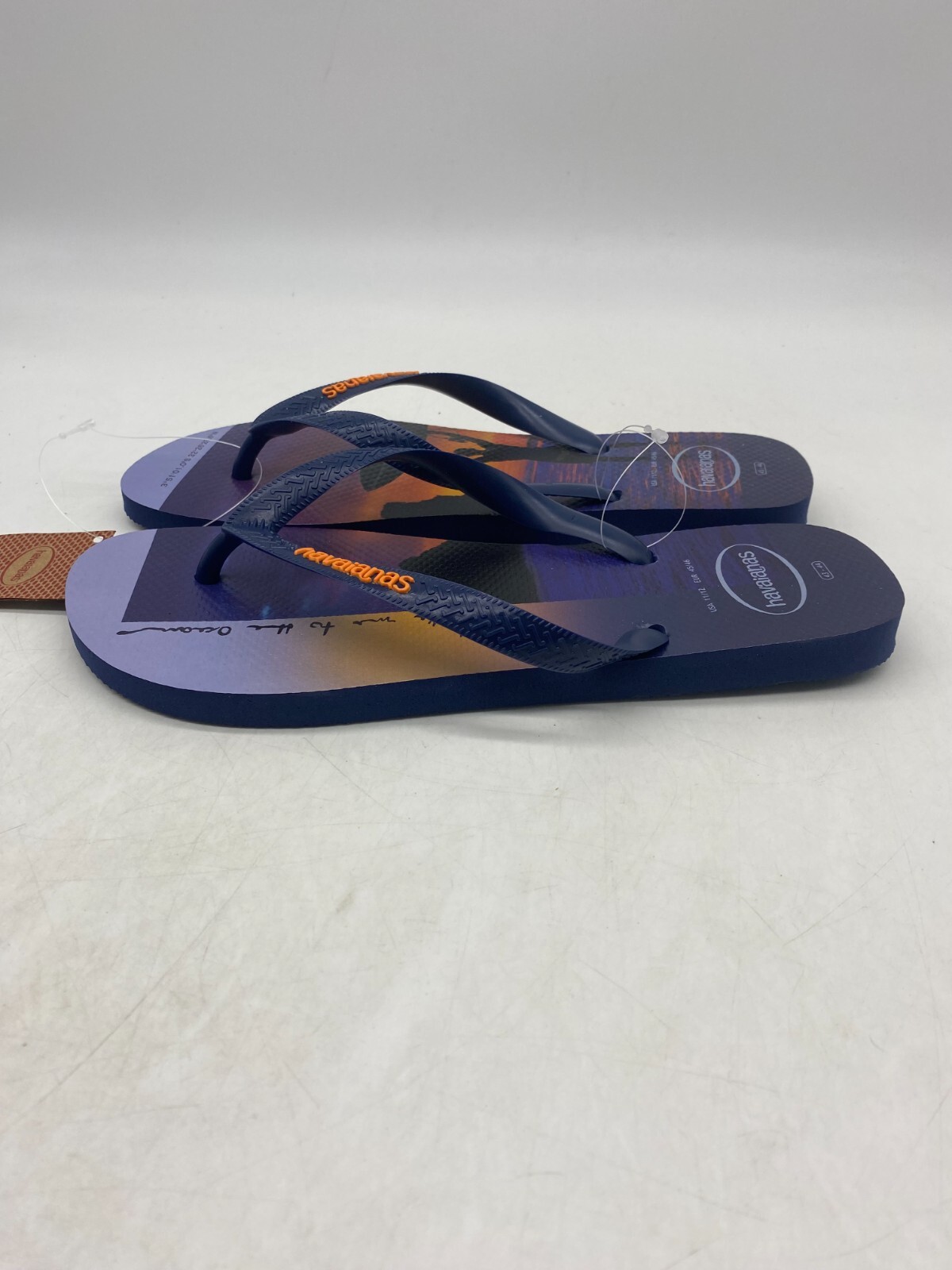 Havaianas Hype Navy Blue Flip Flops Men’s Size 11/12