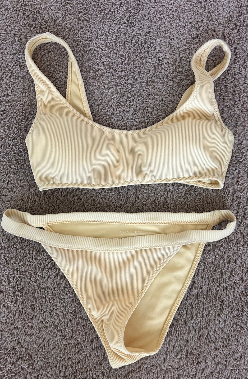 L.A. Hearts by PacSun Yellow 2 Piece Bikini Women’s – XXS Top & S Bottom
