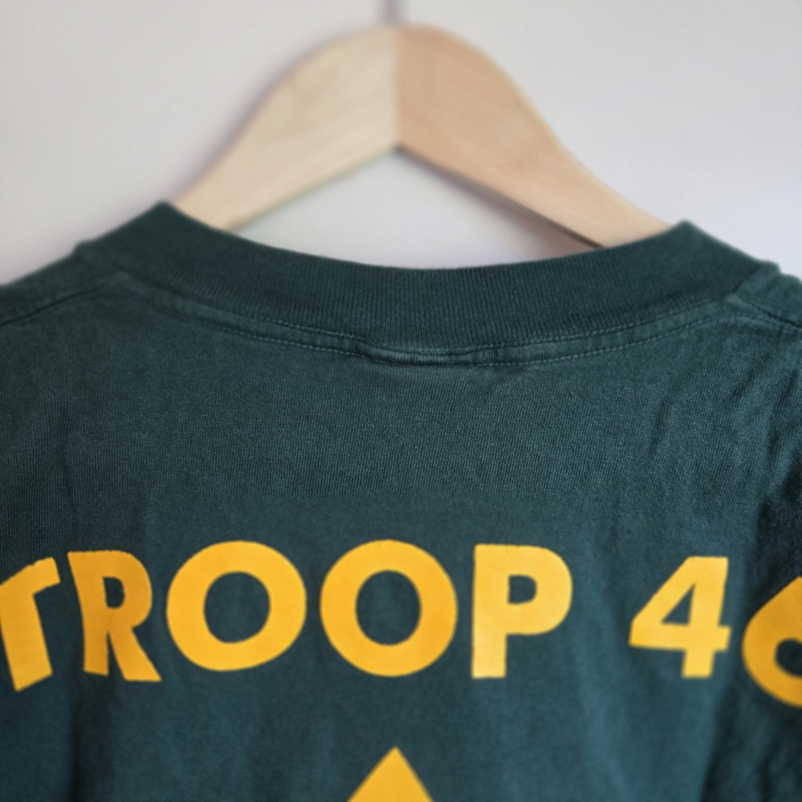 Vintage Duck Head Boy Scouts Troop 46 Turin GA T-Shirt L Single Stitch USA Large