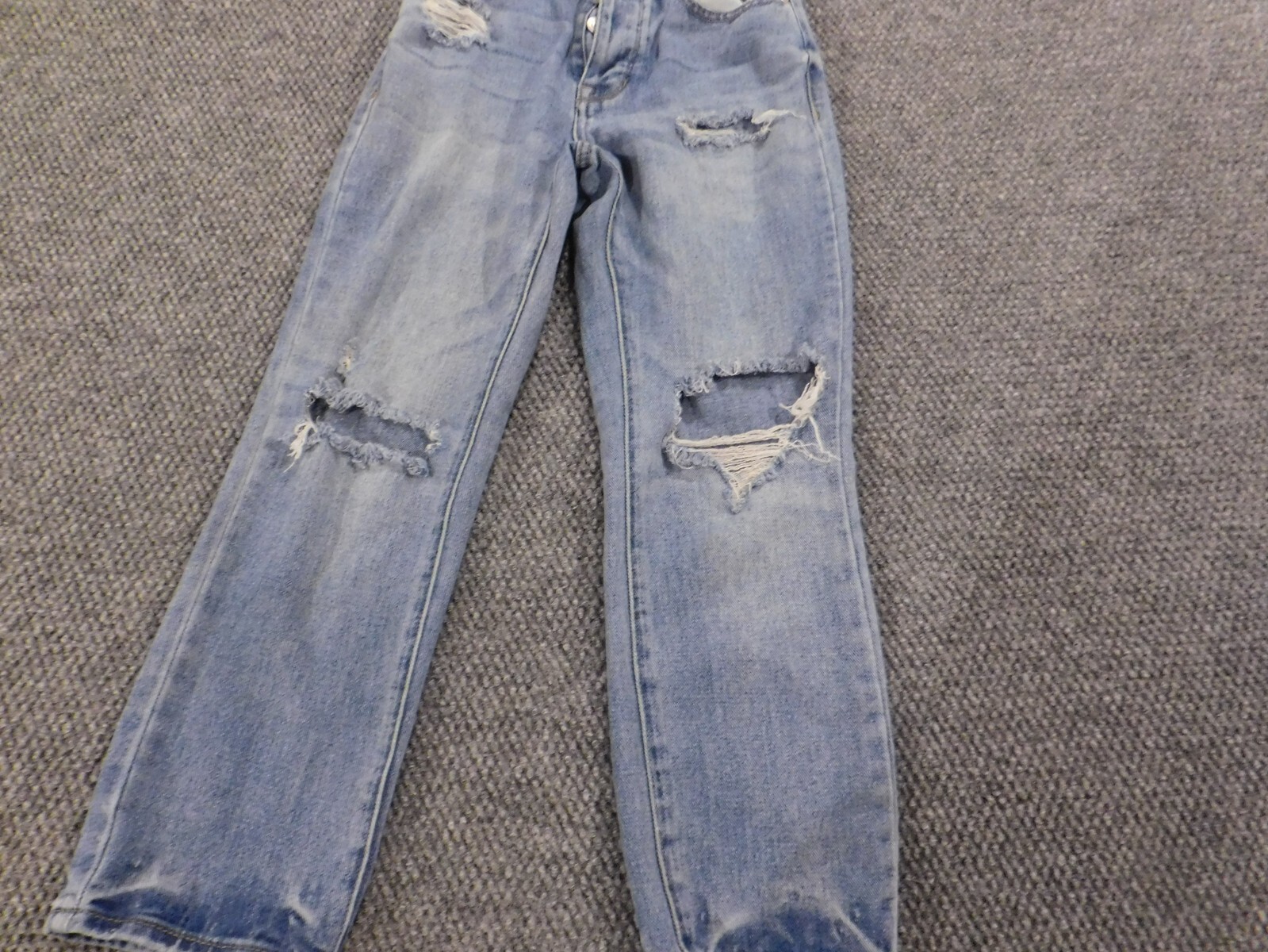 Pacsun Jeans Womens 23 blue mom denim distressed straight