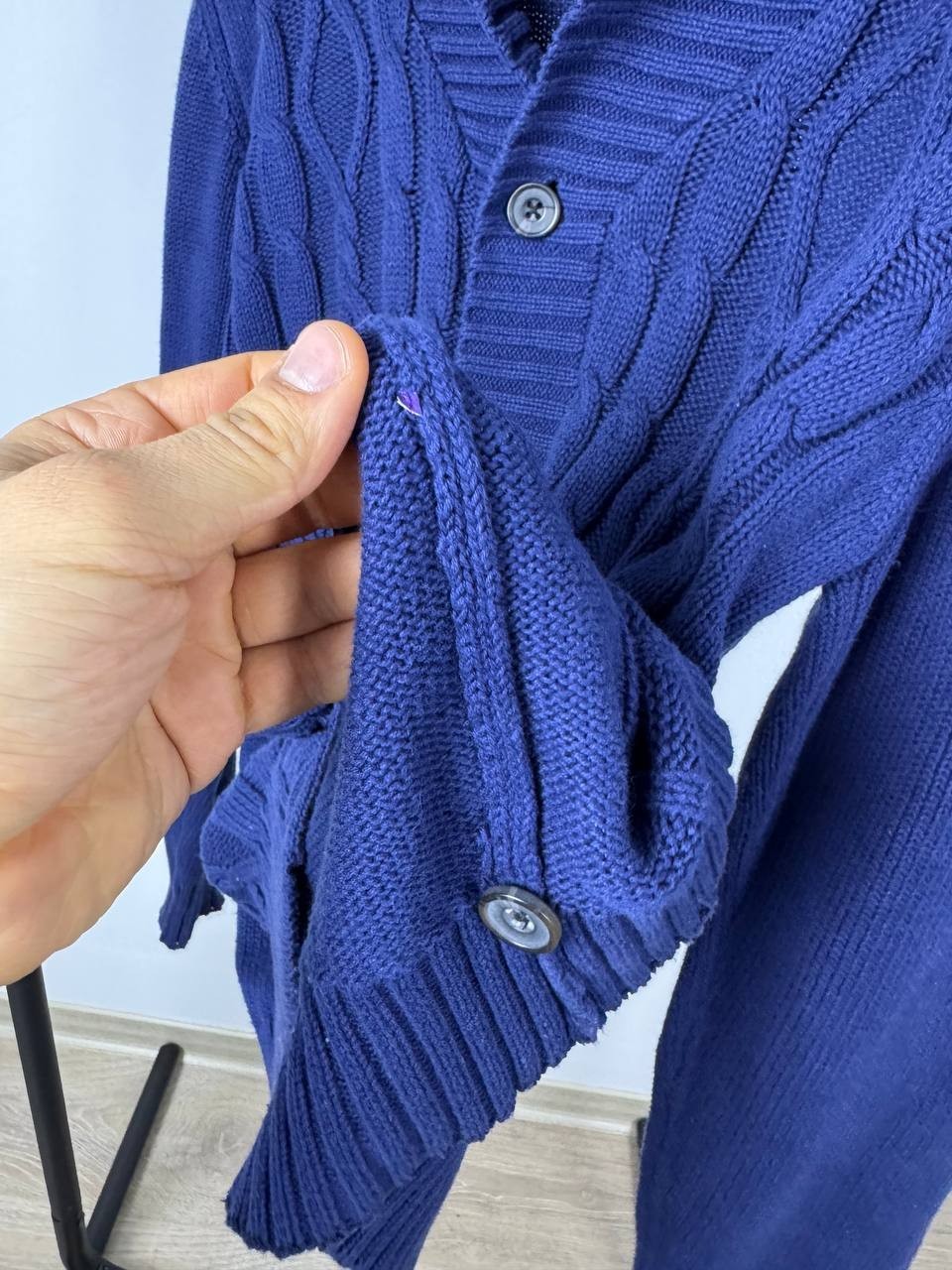 Ralph Lauren Purple Label Heavy Knit Cardigan size L