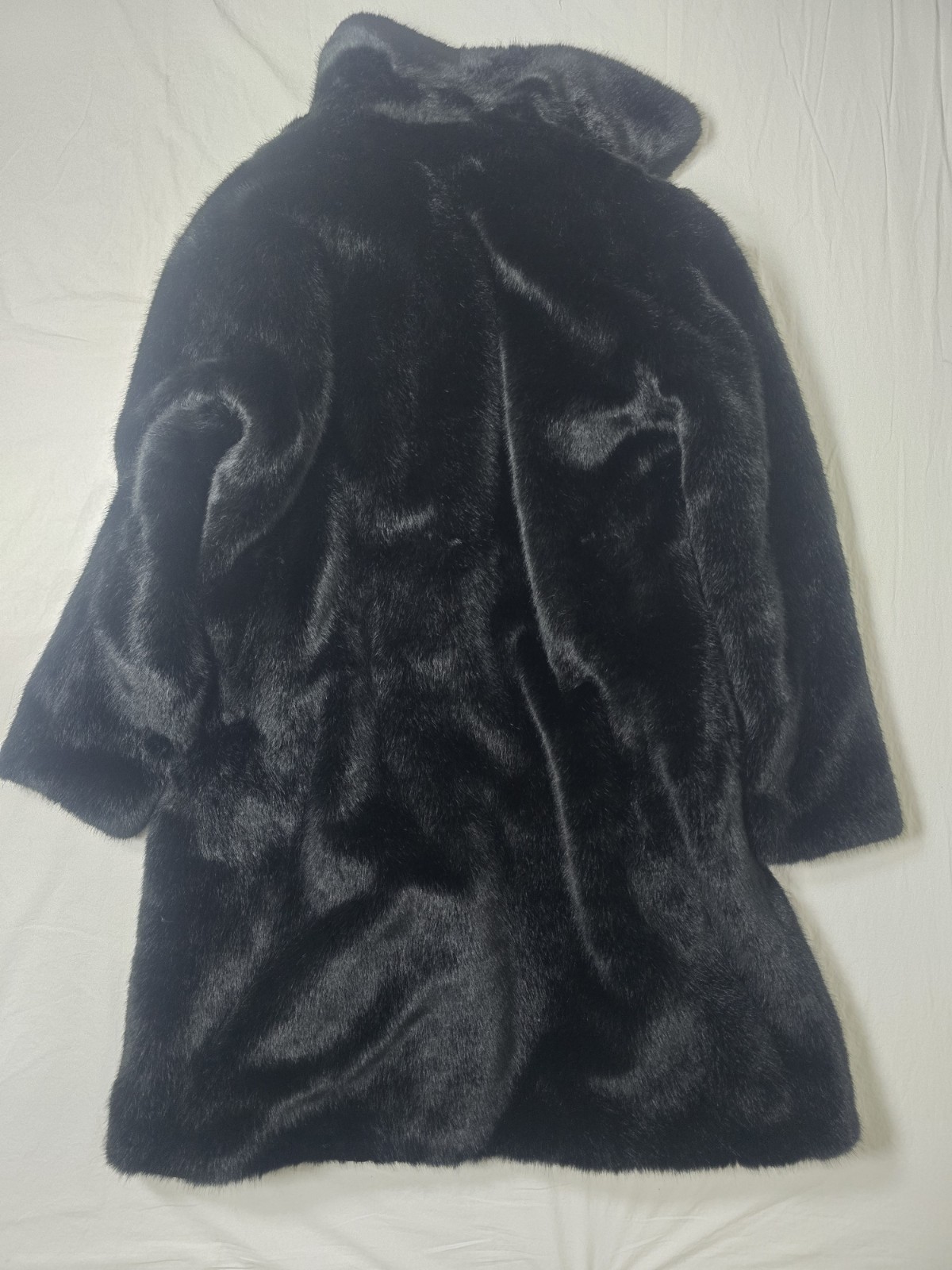Faux Leather Faux Fur Quilted Jacket Boy And Girl 5xl≈M/L