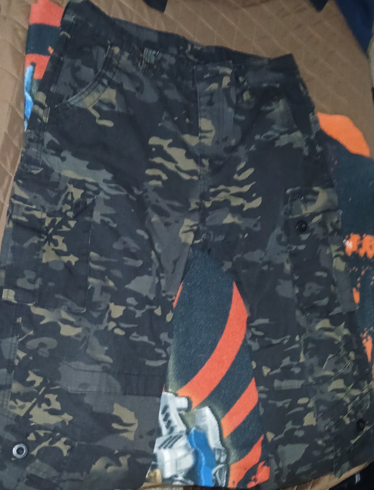 SHEIN Camo Cargo Pants Military Tactical Utility Men’s Large 36 X 42