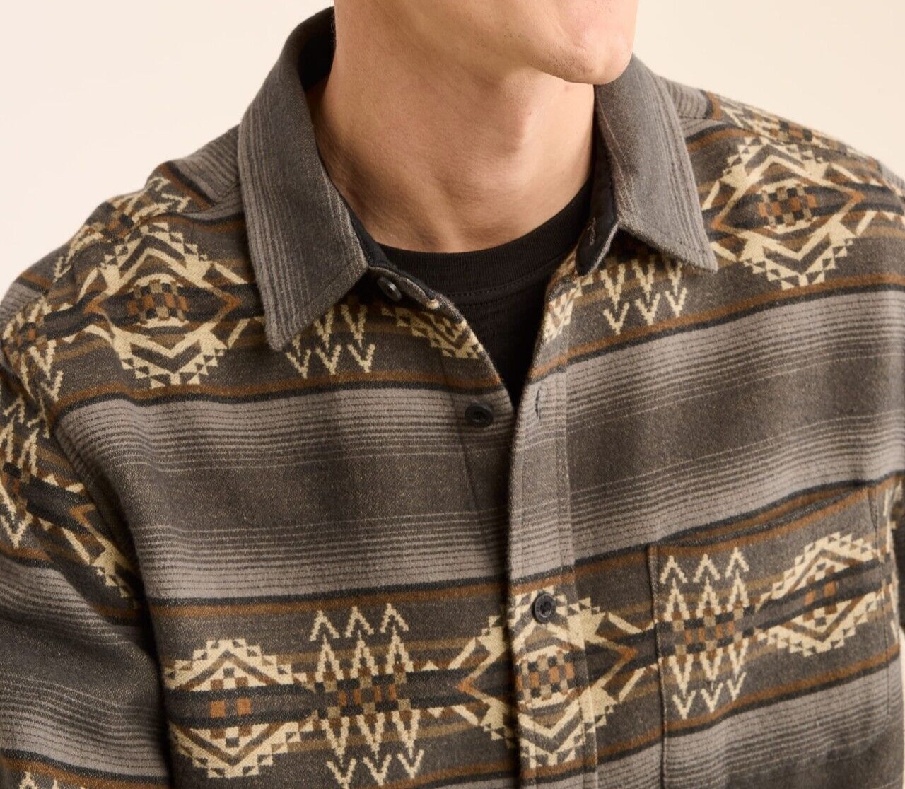 NWT Pendleton Gray/Brown BEACON ROCK Doublesoft Marshall Chamois Shirt Men’s XXL