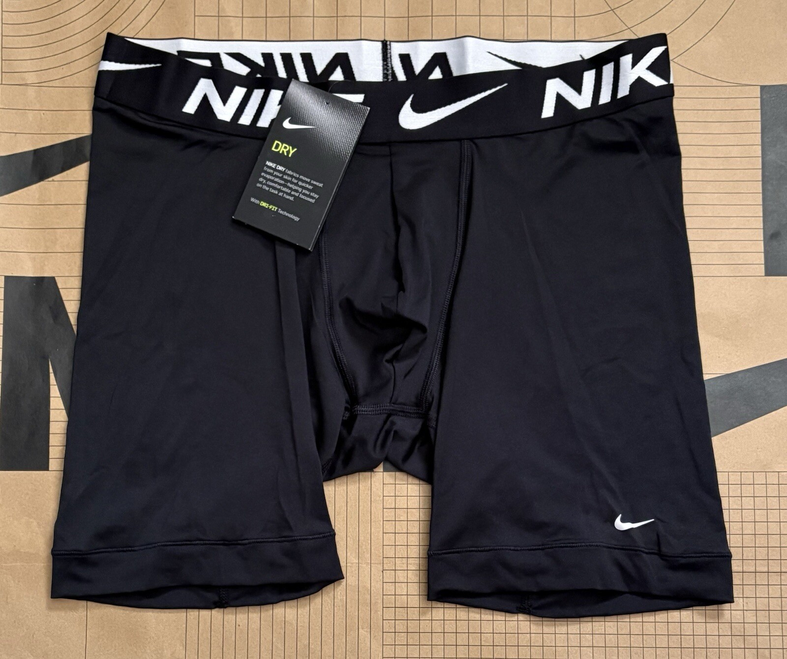 Nike Pro DRI-FIT 8″ LONG Boxer Brief Compression Shorts Men’s S M L XL NWT