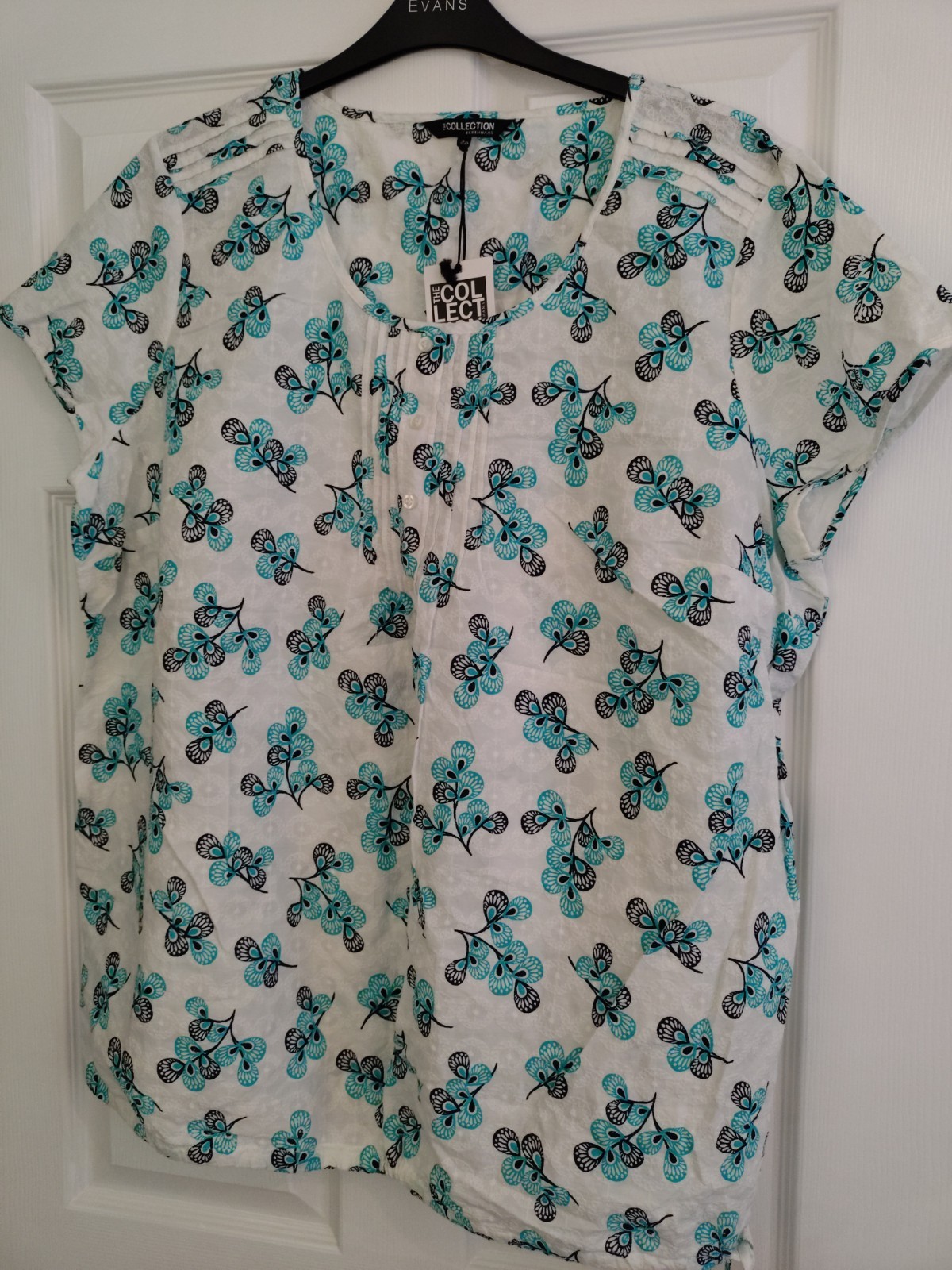 New With Tags Debenhams Collection Cotton Summer Blouse Size 22