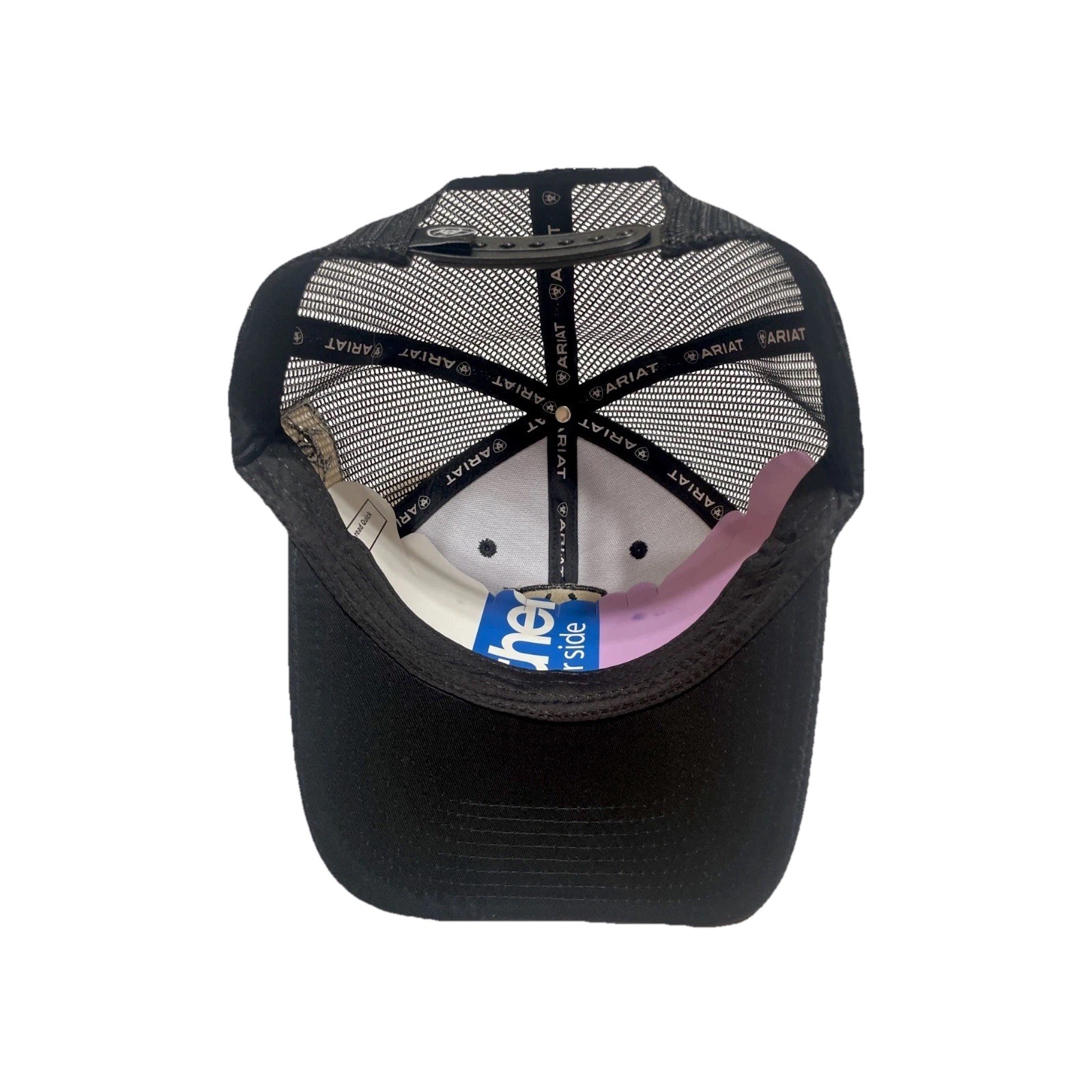 Ariat Mens B-Fit Shield Logo Mesh Back Snapback Cap Hat