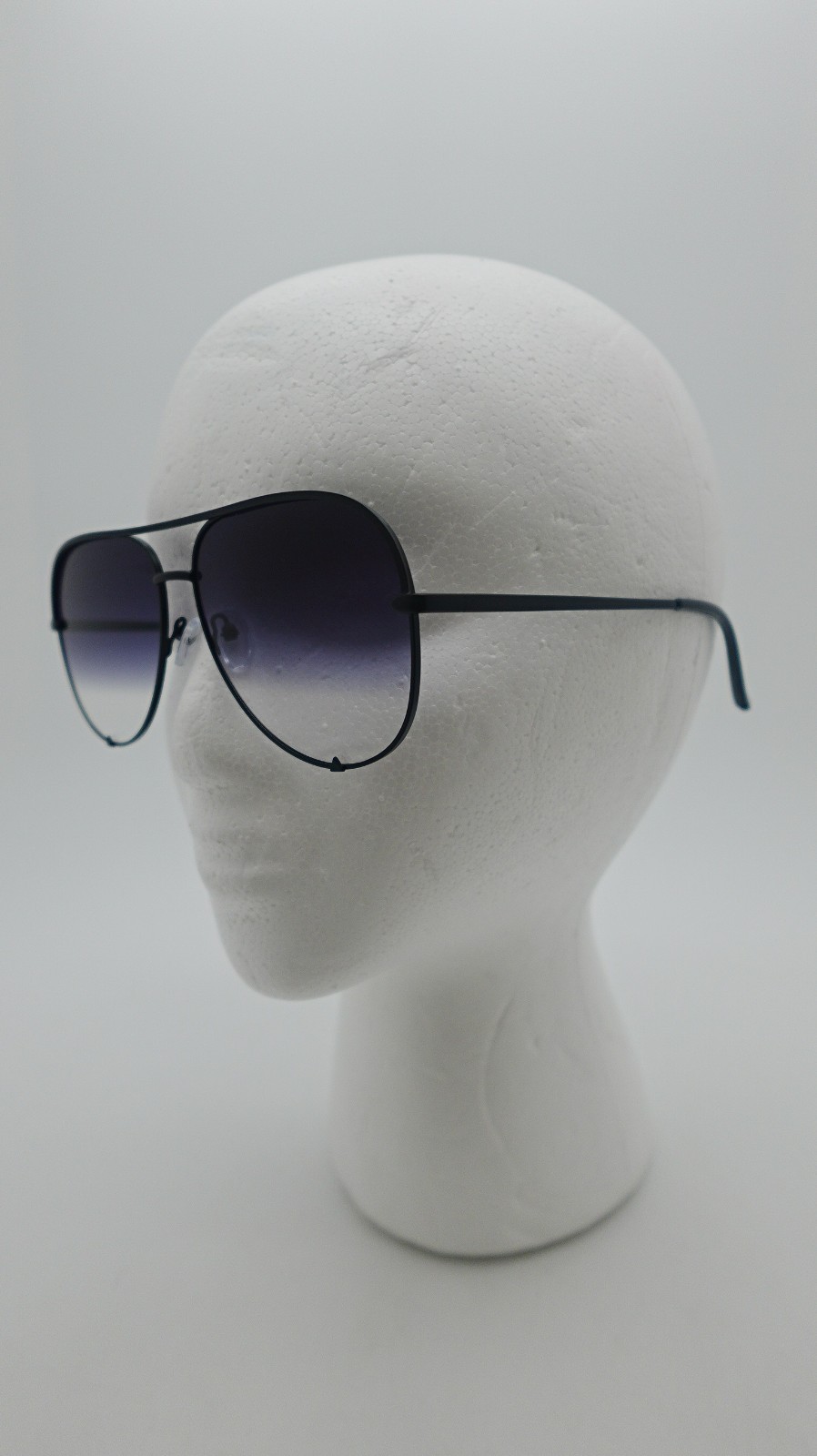 EYERNO Black and Grey Mirrored Aviator UV400 Sunglasses for Men and Women