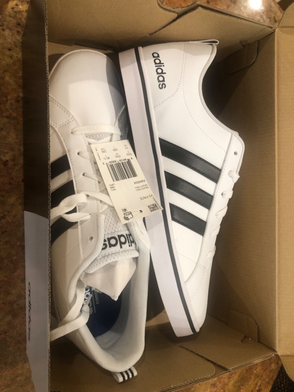 adidas VS Pace White Black AW4594