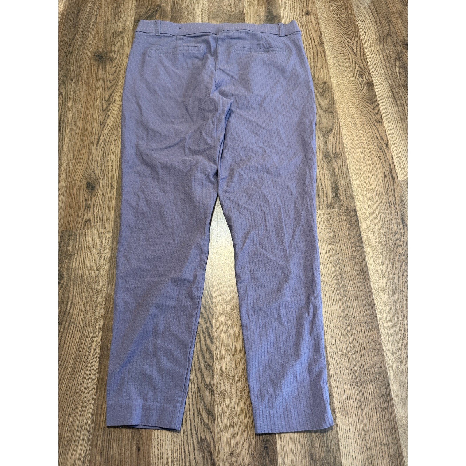 Maurices Trousers Womens Large Purple Adult Pull On Stretch Ankle Excellent