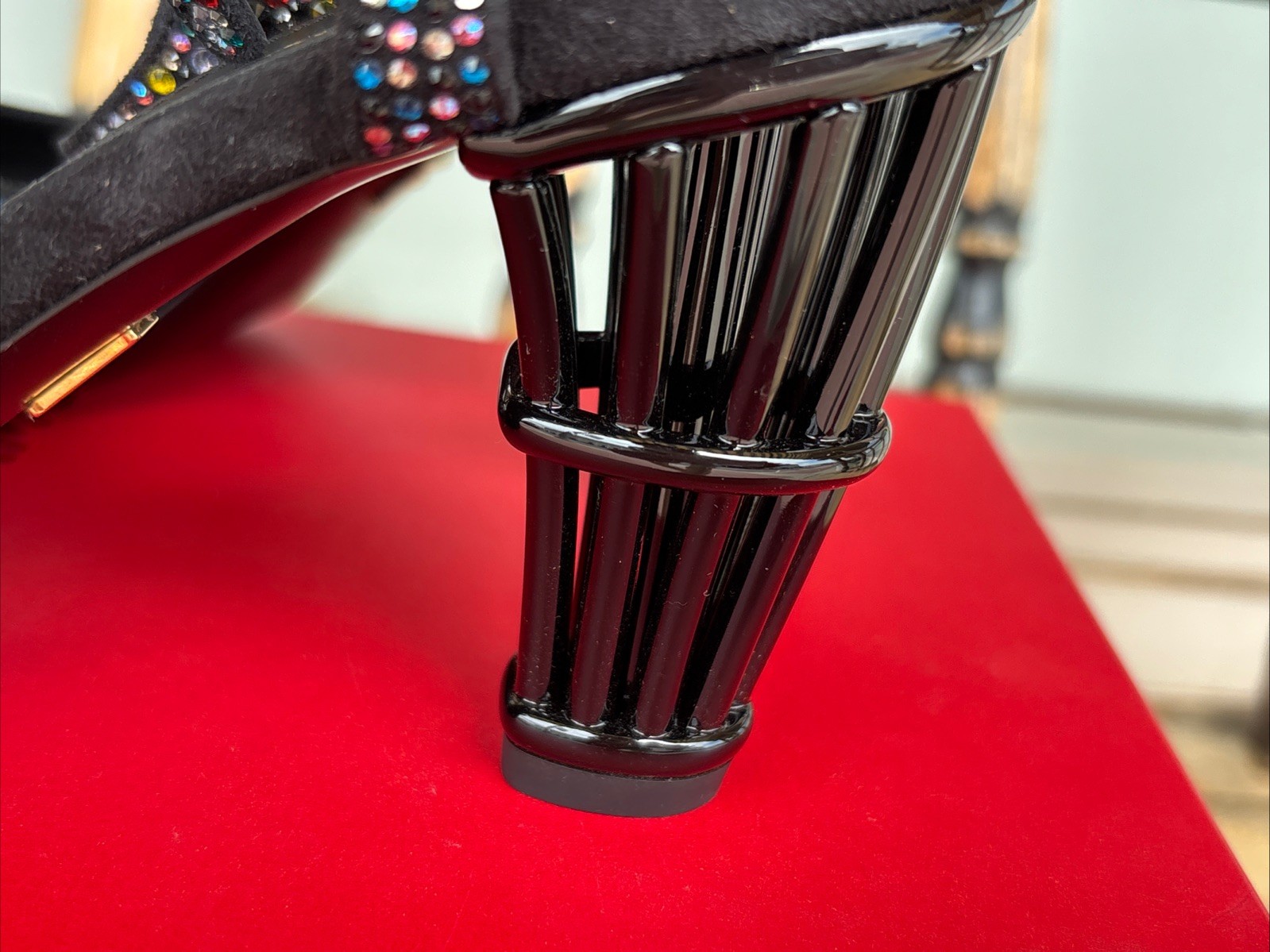 Salvatore Ferragamo Nikla 85 Embellished High Heel