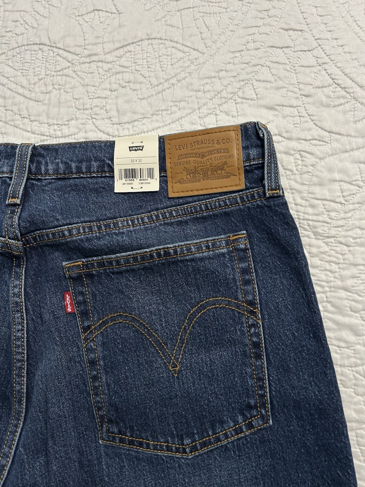 Levi’s Womens Wedgie Bootcut Jeans A8710-0001 DARK WASH Size 32×32 NWT