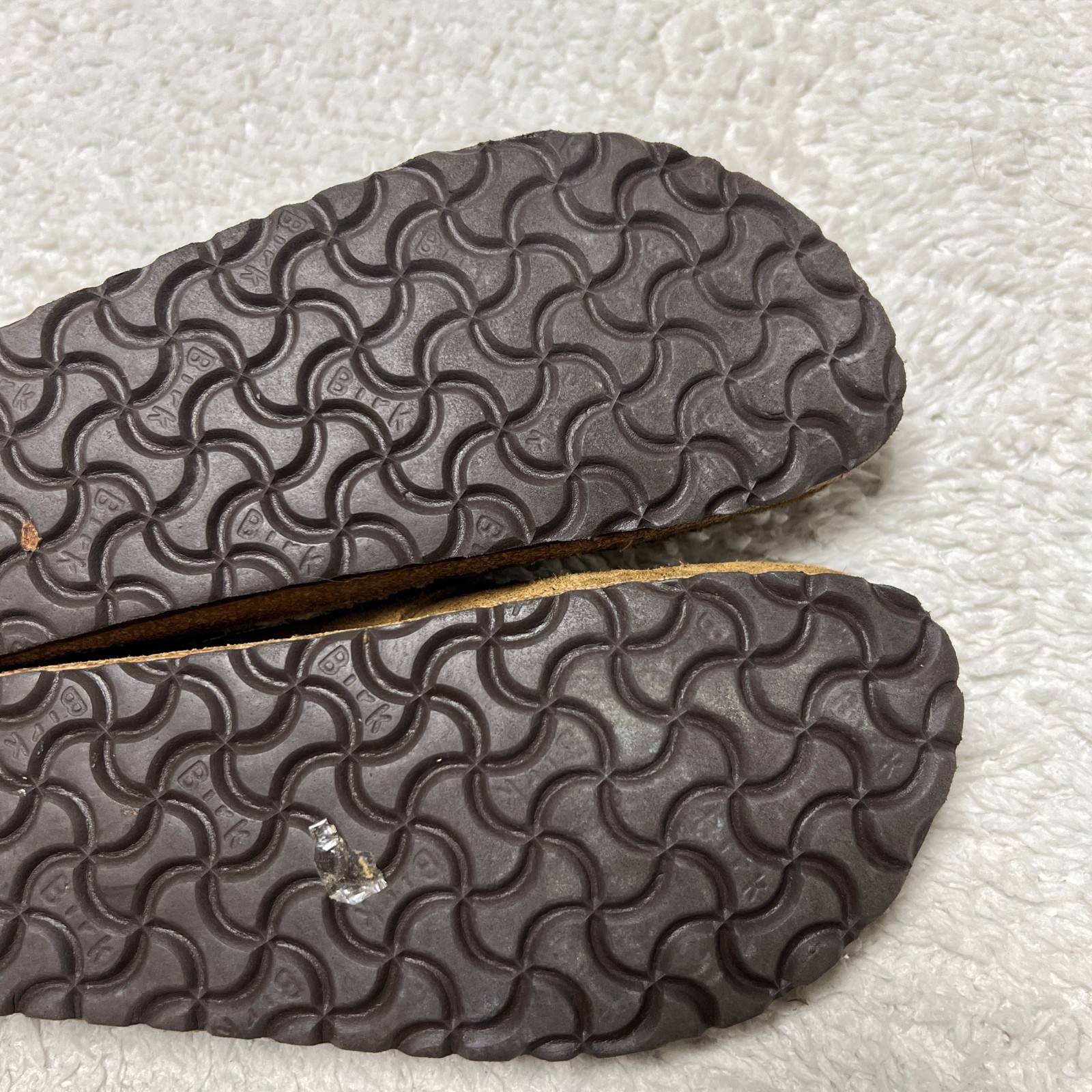 Birkenstock Buckley Clogs Mens 40 Brown Medium Narrow Suede Slip On Sandals