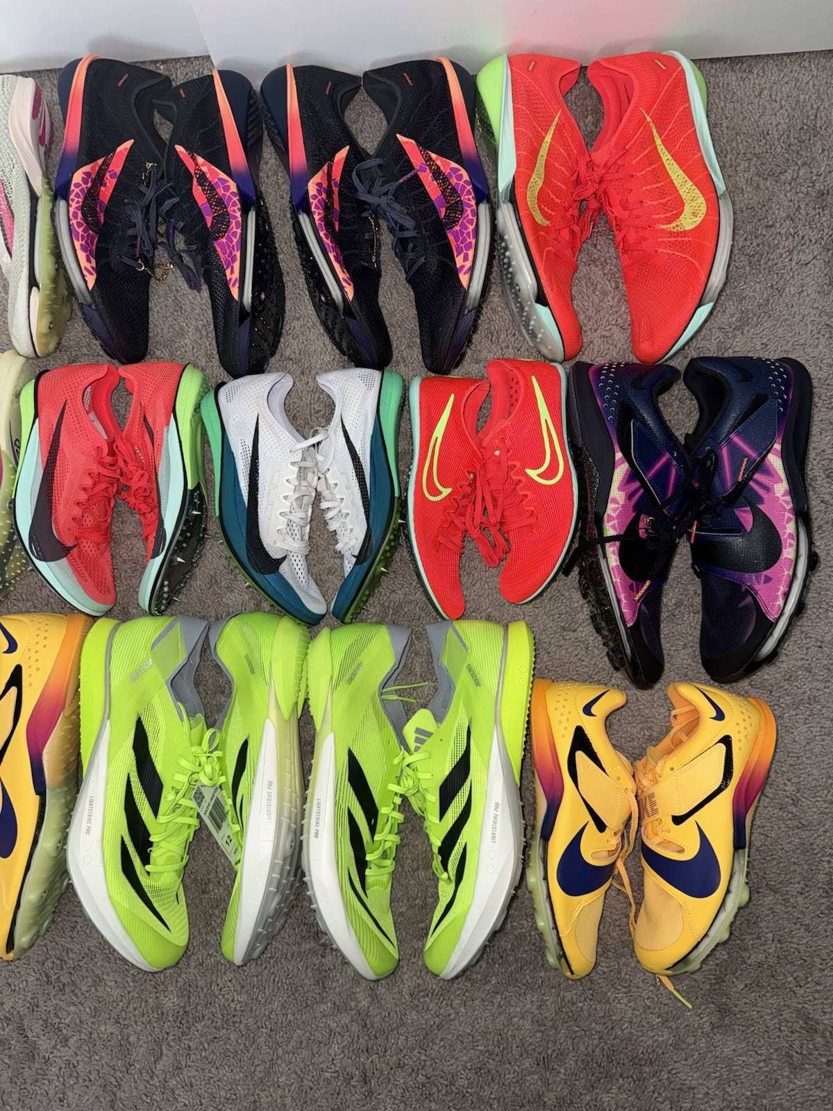 LOT OF 20 Nike & Adidas Track & Field Spikes New READ DESCRIPTION
