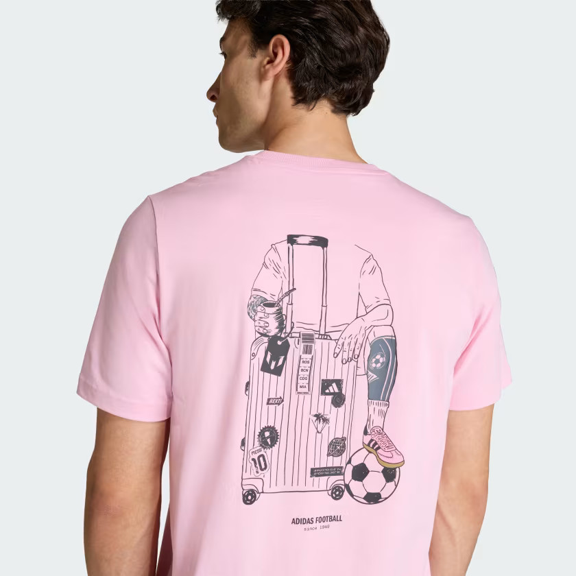 adidas men MESSI FUN GRAPHIC T-SHIRT