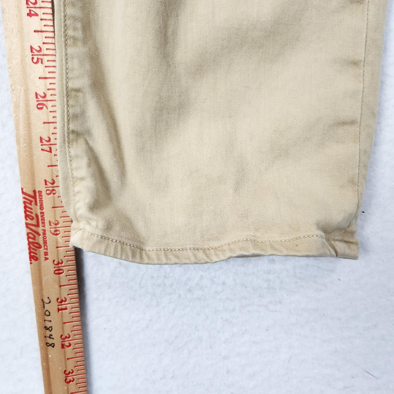 Mavi Jeans Mens 34×30 Beige Zach Straight Leg Denim Stretch Casual Pants