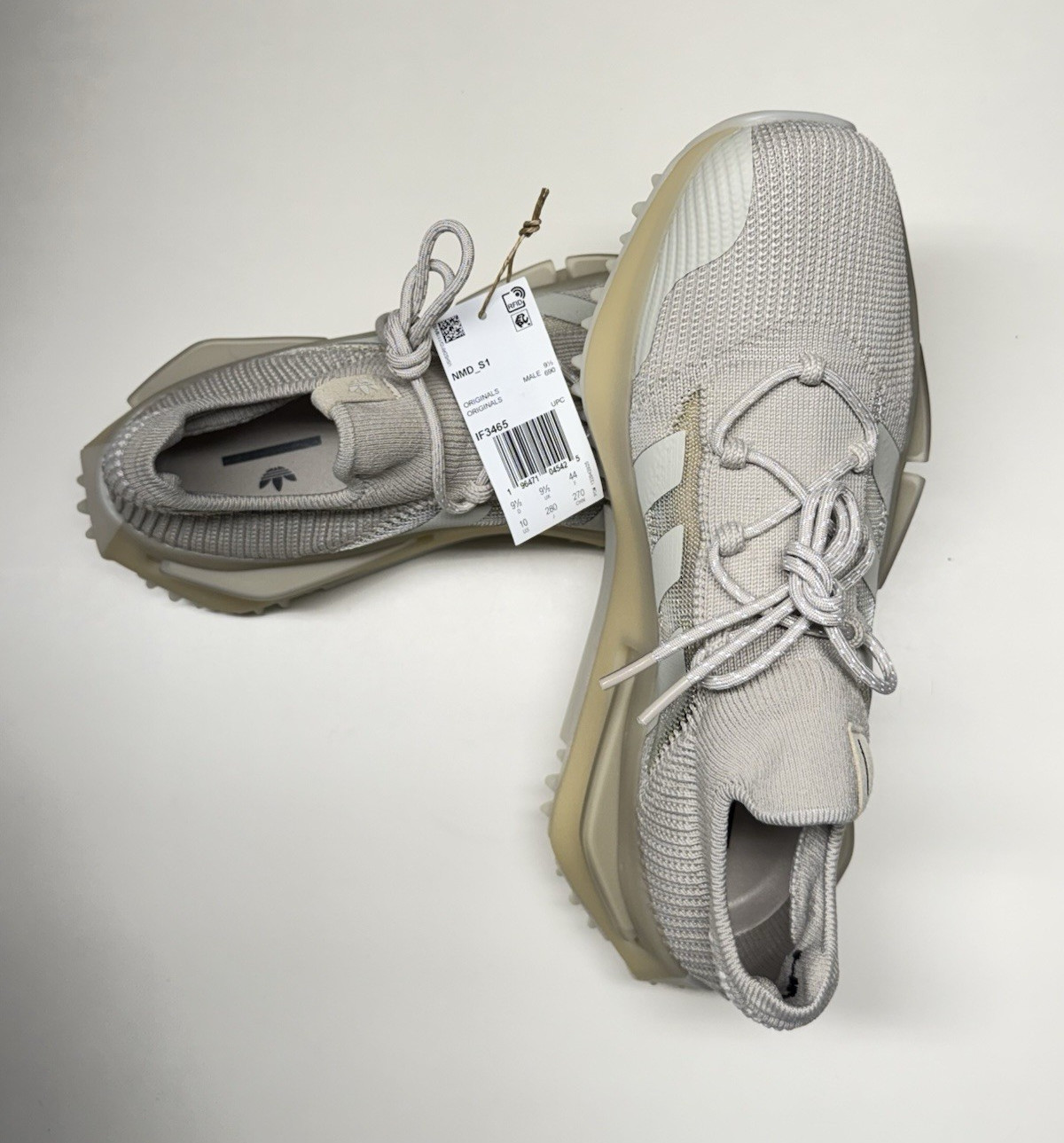 adidas NMD_S1 Wonder Beige Primeknit Men’s Sneakers – Size 10 – New With Box