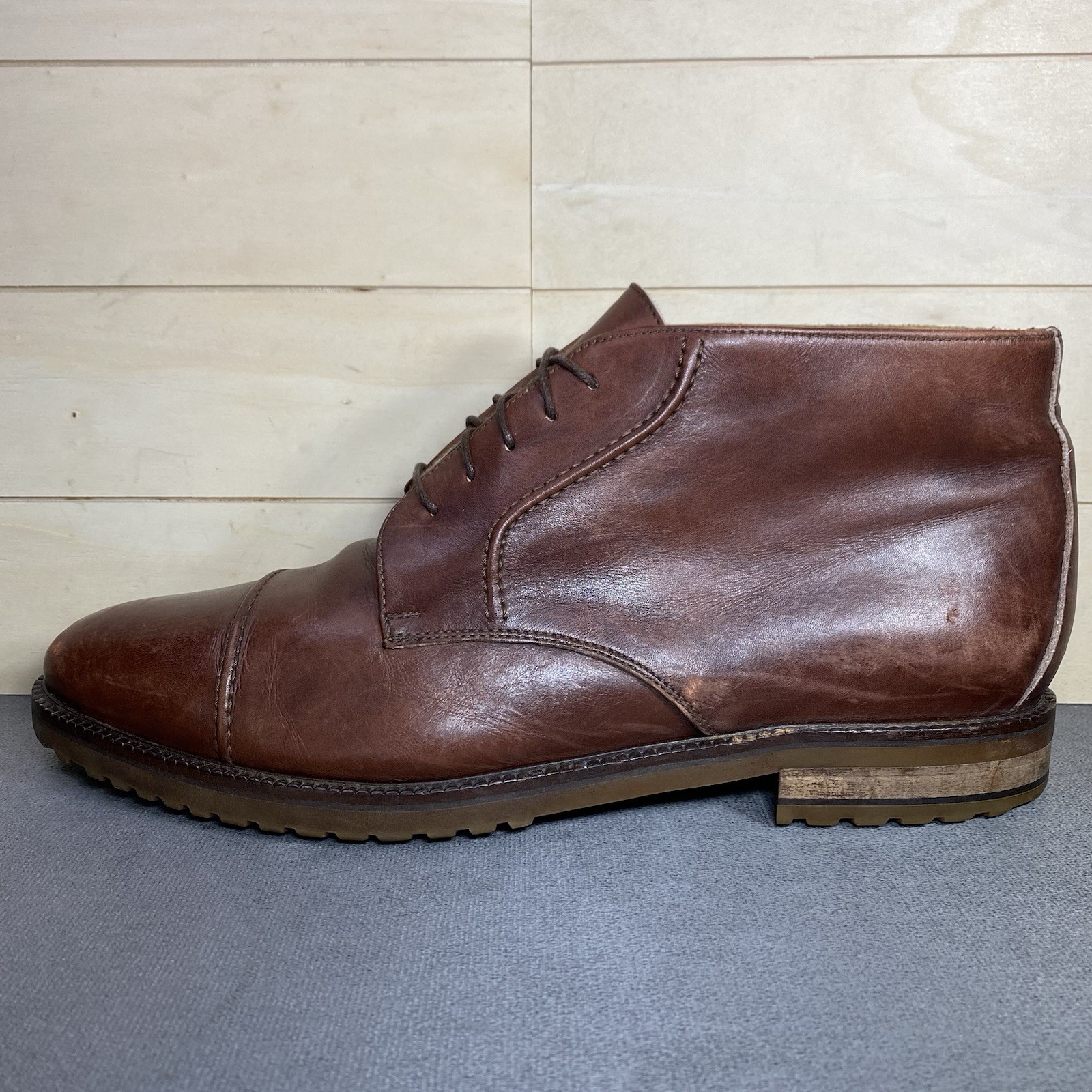 Bostonian Florentine Chukka Boots Brown Leather Men’s Size 10.5 M Shoes