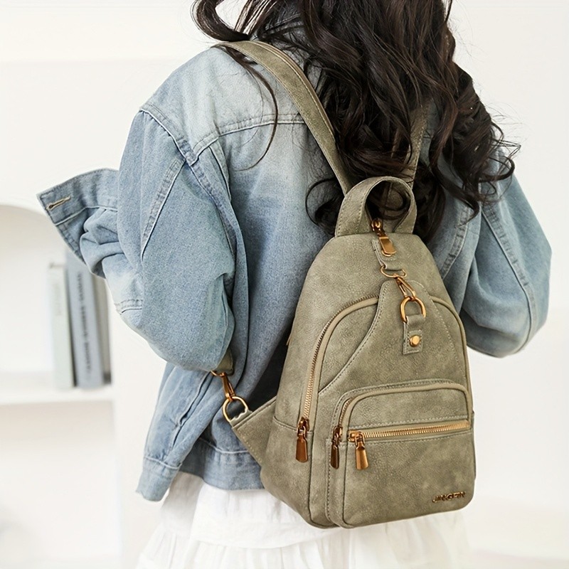 Multifunctional fashionable backpack, double-shoulder bag, daily backpack