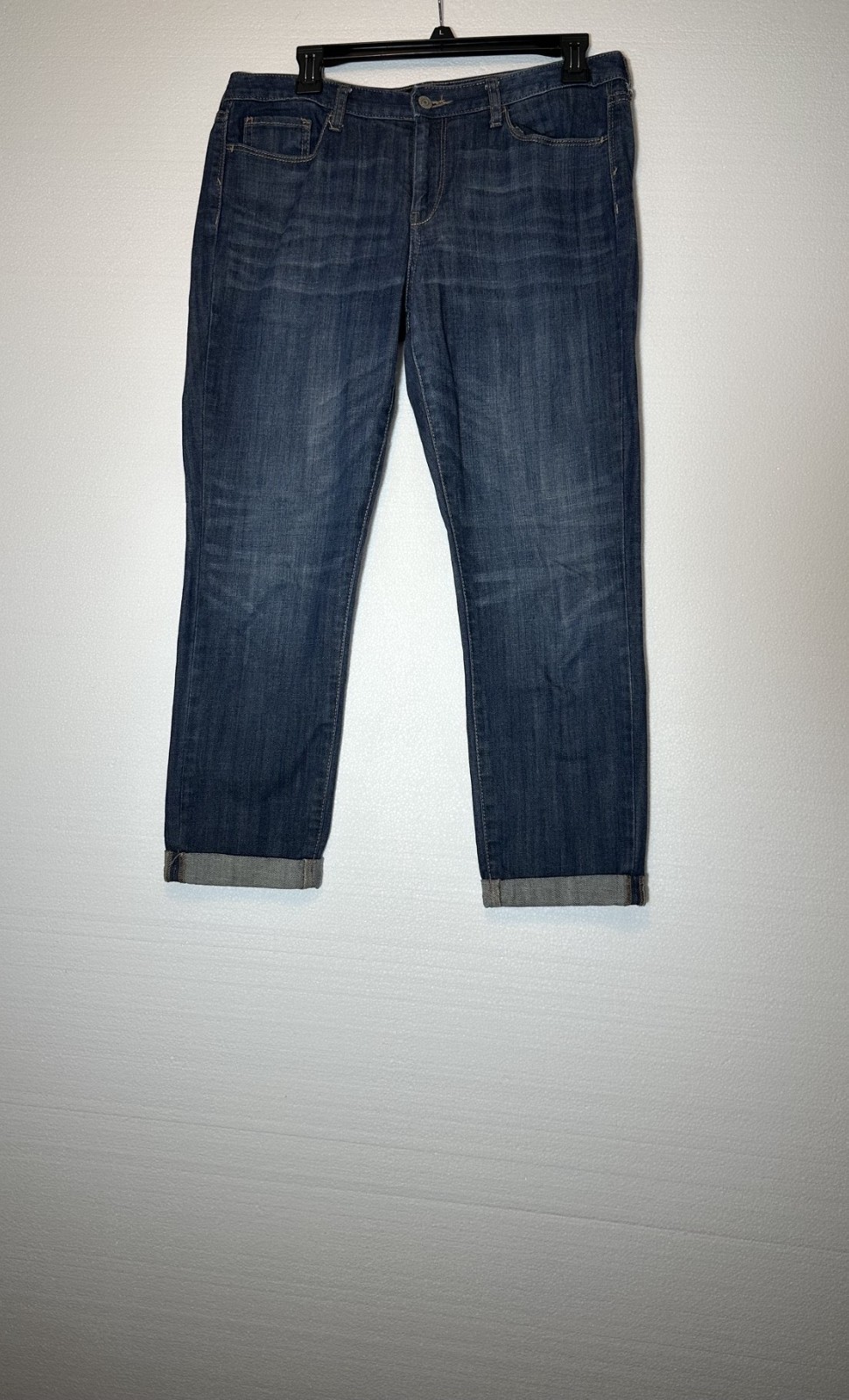 Banana Republic Factory Cropped Slim Fit Cuffed Jeans Sz 30/10