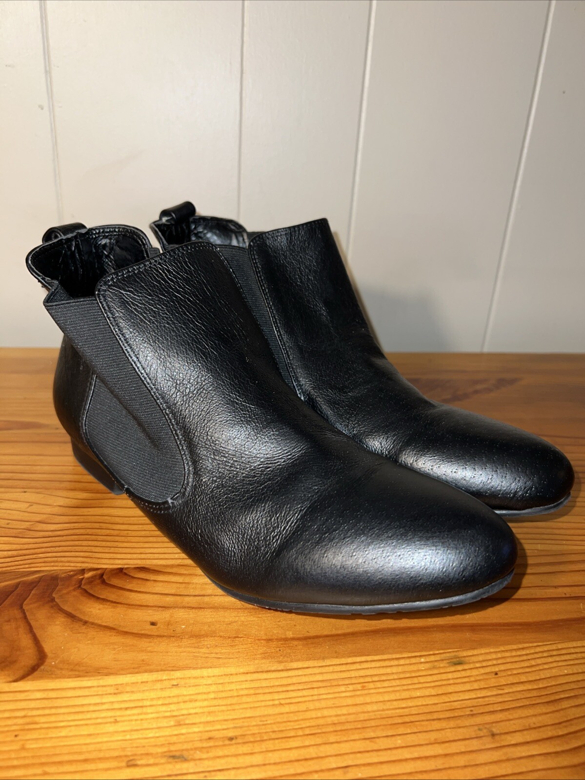 CHINESE LAUNDRY Black Leather SZ 10 M Britt Booties 4585