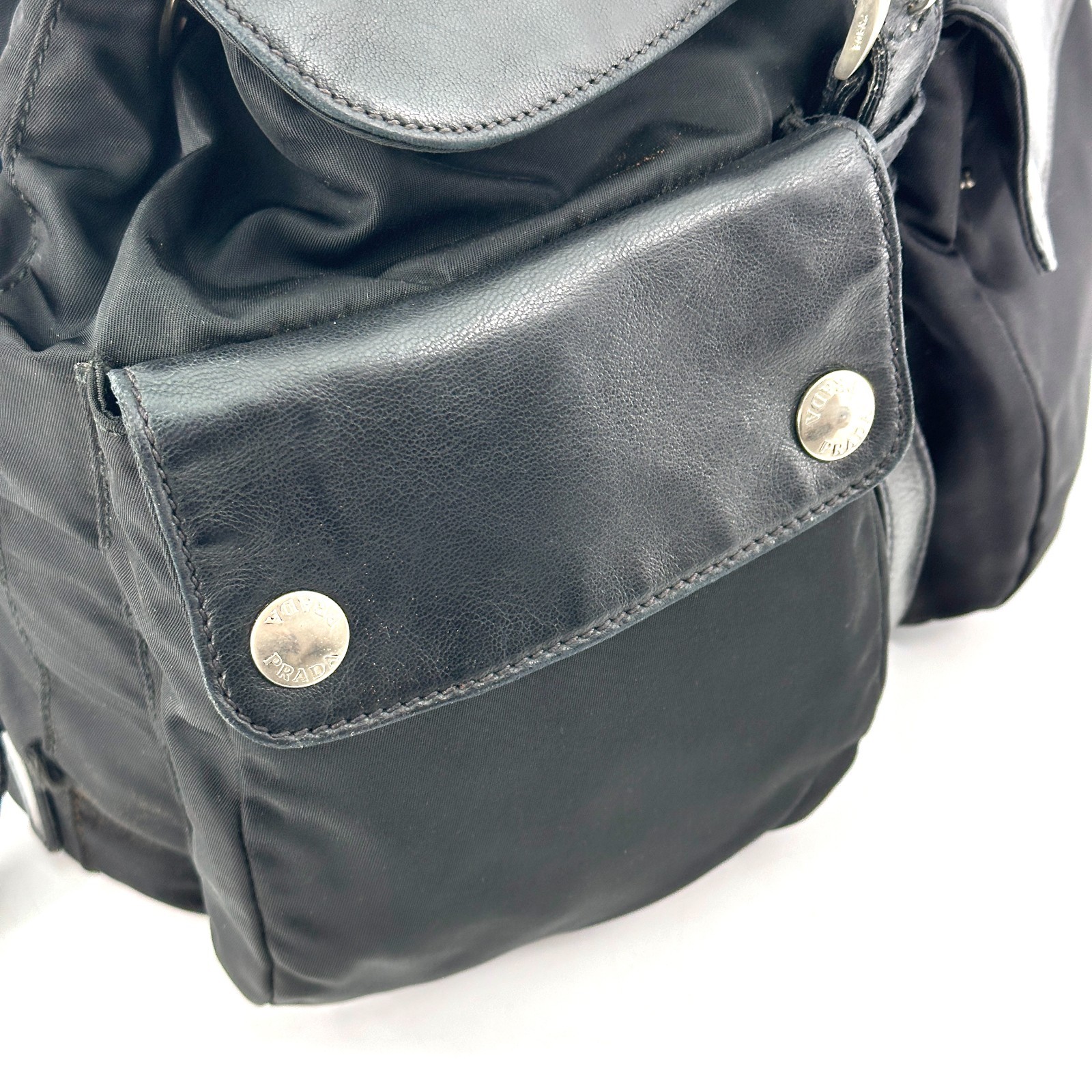 PRADA Rucksack Nylon Logo With Dust Bag