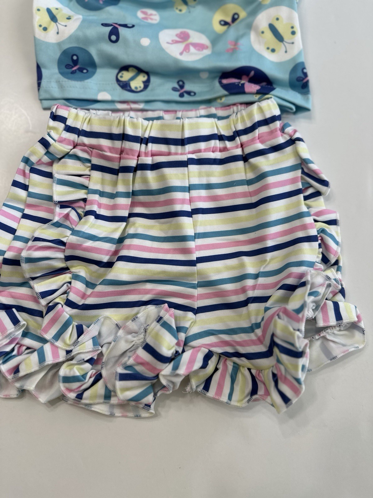 Pete & Lucy Playful Butterflies Baby Outfit Size 6-12 Months NWT