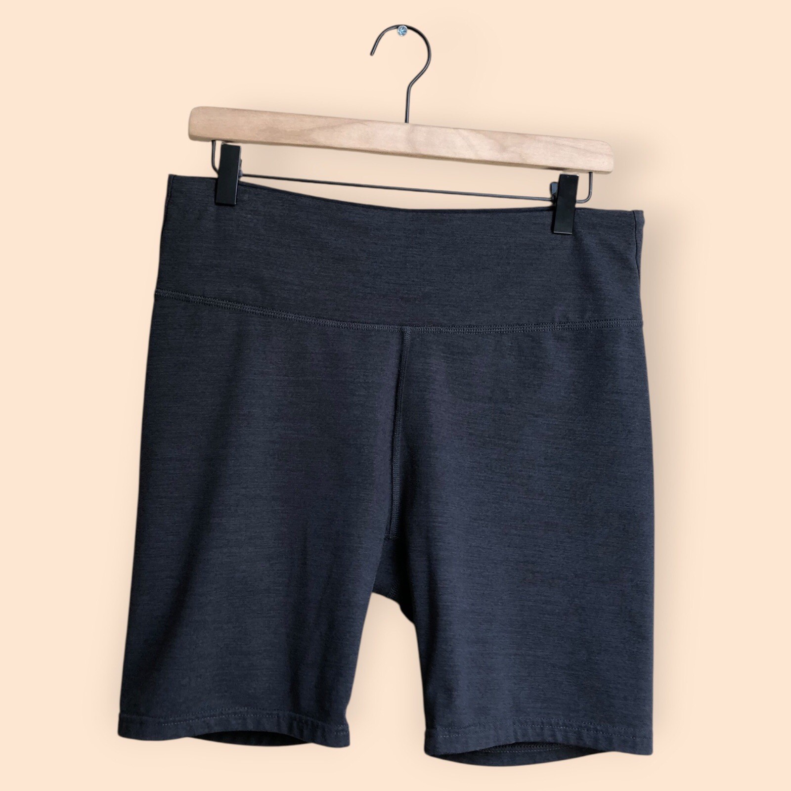 JoyLab High-Rise Bike Shorts Blue Gray Athletic Athleisure Comfort Women’s Large