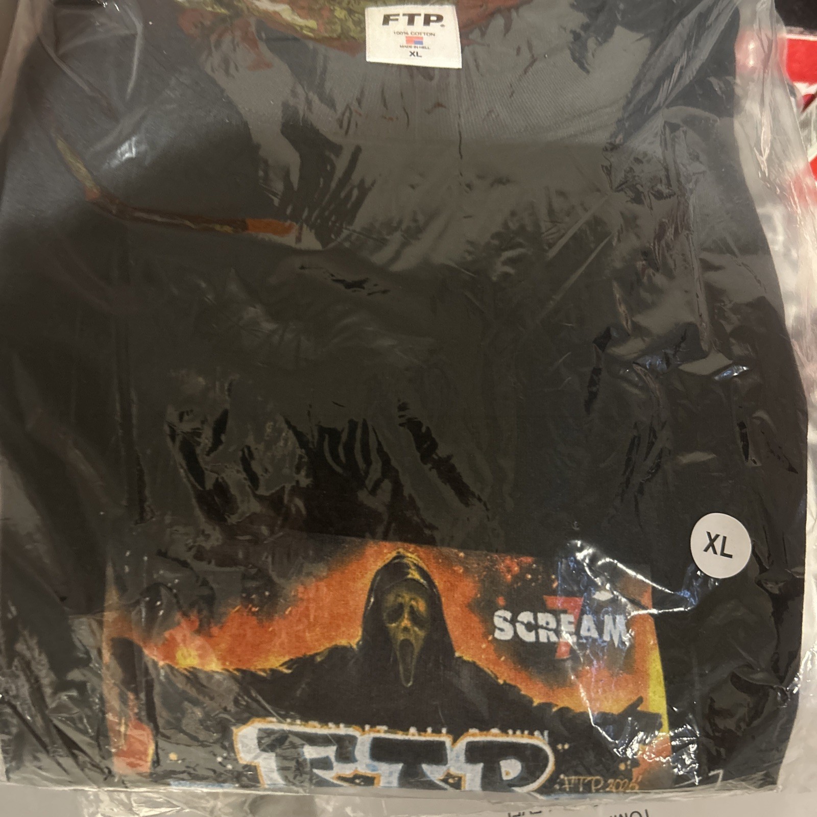 NWT FTP Fuckthepopulation Billboard Tee Shirt Black Size Men’s XL FREE SHIPPING!