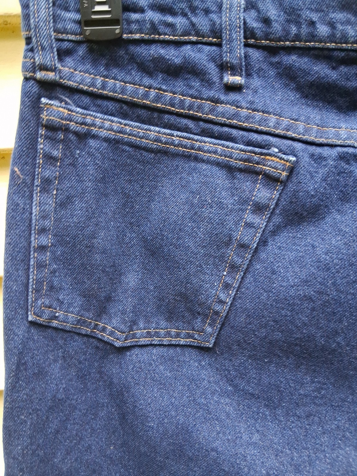 Cabelas Insulated Flannel Lined Blue Jeans Men’s Size 40 x 30 100% Cotton